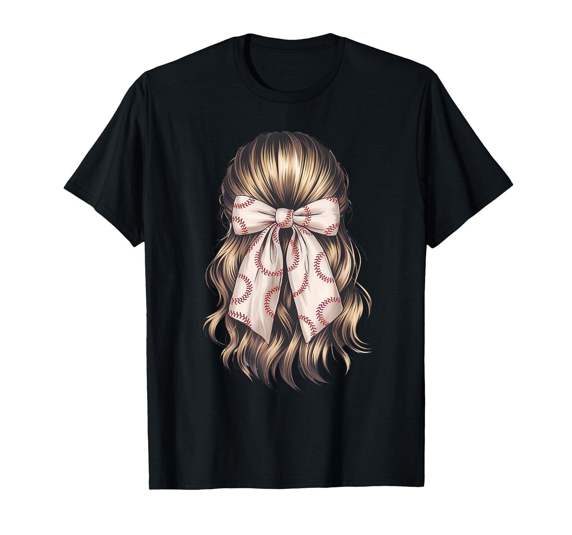 Baseball Coquette Bow Baseball Mom T-Shirt - Unique Graphic Unisex - T-Shirt, Sweatshirt, Hoodie