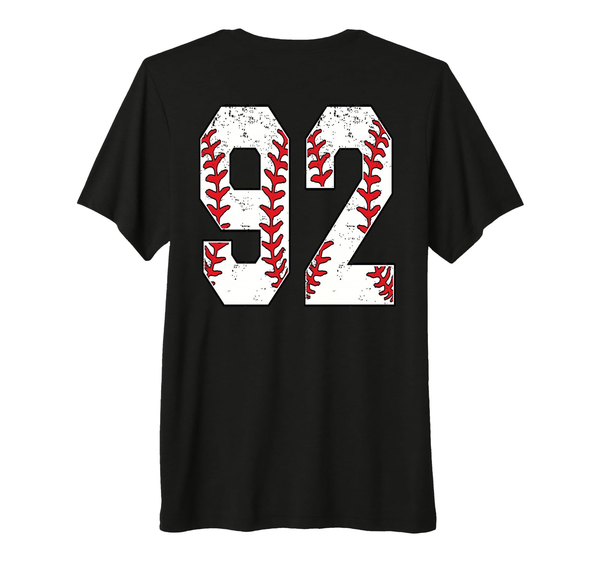 Number 92 Baseball Jersey Number 92 T-Shirt - Streetwear Style Men Women - T-Shirt, Sweatshirt, Hoodie