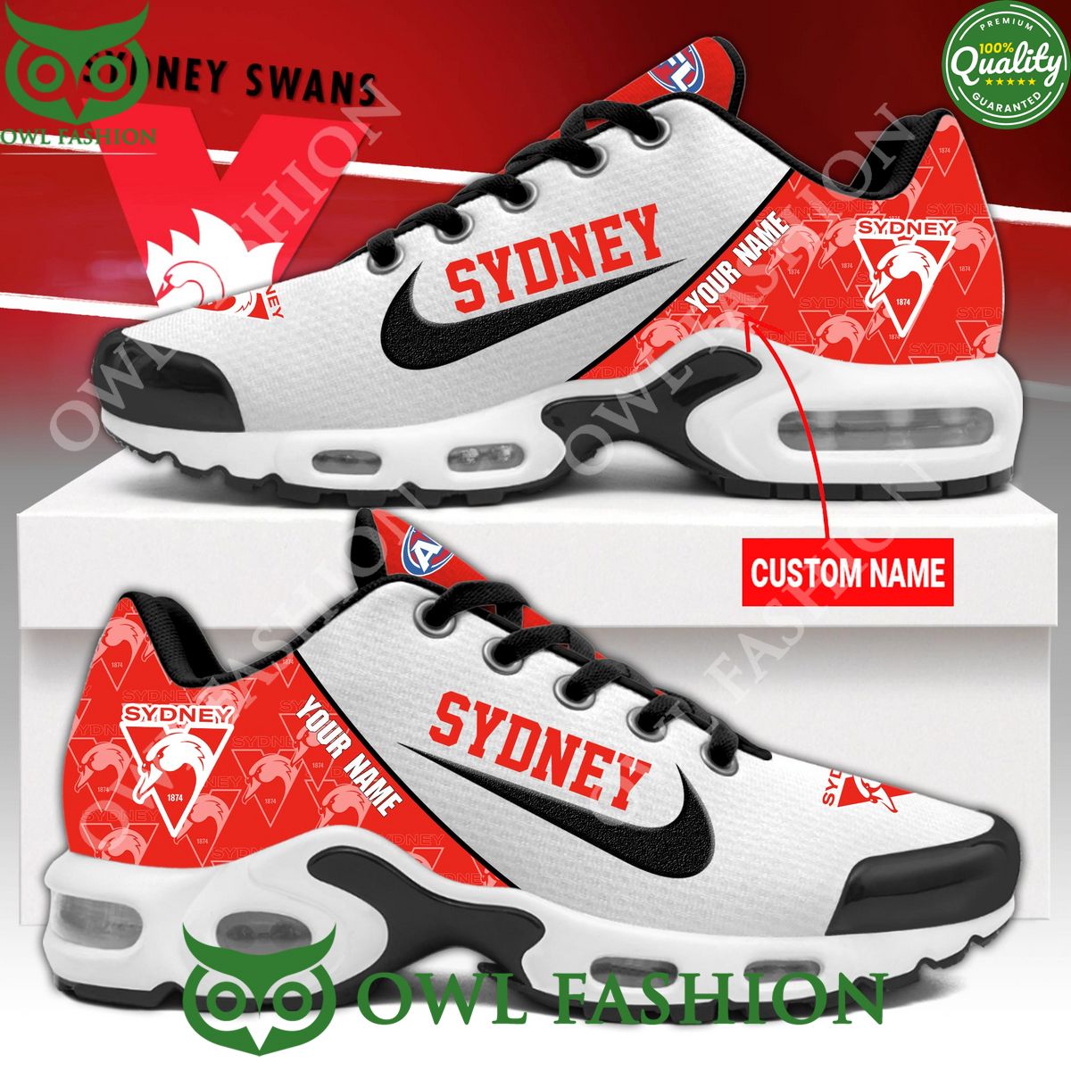 Personalized Sydney Swans AFL Limited white red air - Adult & Kids T-Shirts, Sweatshirts & Hoodies apparel design preview 1