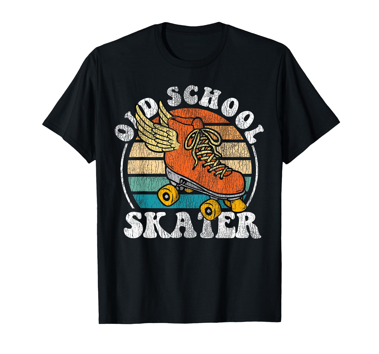 Roller Skating Skate 1970S T-Shirt - Aesthetic Graphic Unisex - T-Shirt, Sweatshirt, Hoodie
