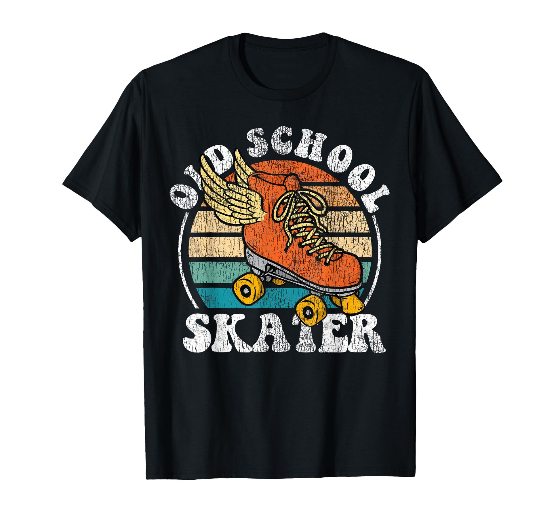 Roller Skating Skate 1970S T-Shirt - Aesthetic Graphic Unisex - T-Shirt, Sweatshirt, Hoodie