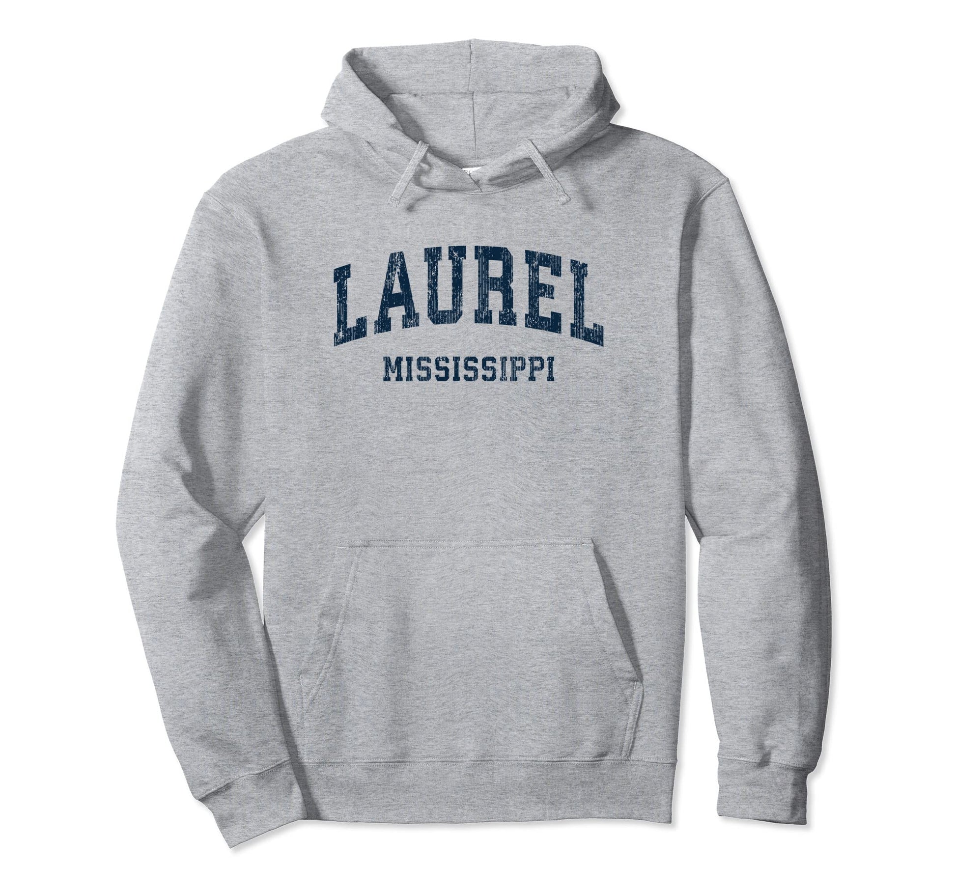 Laurel Mississippi Ms Varsity Sports Navy Hoodie - Unique Graphic Men Women - T-Shirt, Sweatshirt, Hoodie