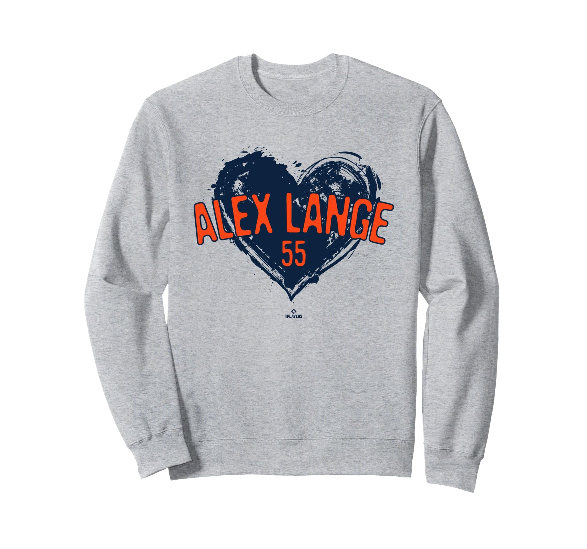 Distressed Heart Alex Lange Detroit Sweatshirt - Novelty Apparel Unisex - T-Shirt, Sweatshirt, Hoodie