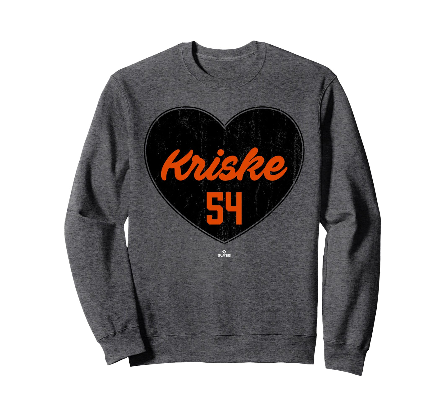 Distressed Heart Brooks Kriske Sweatshirt - Trendy Graphic Men Women - T-Shirt, Sweatshirt, Hoodie