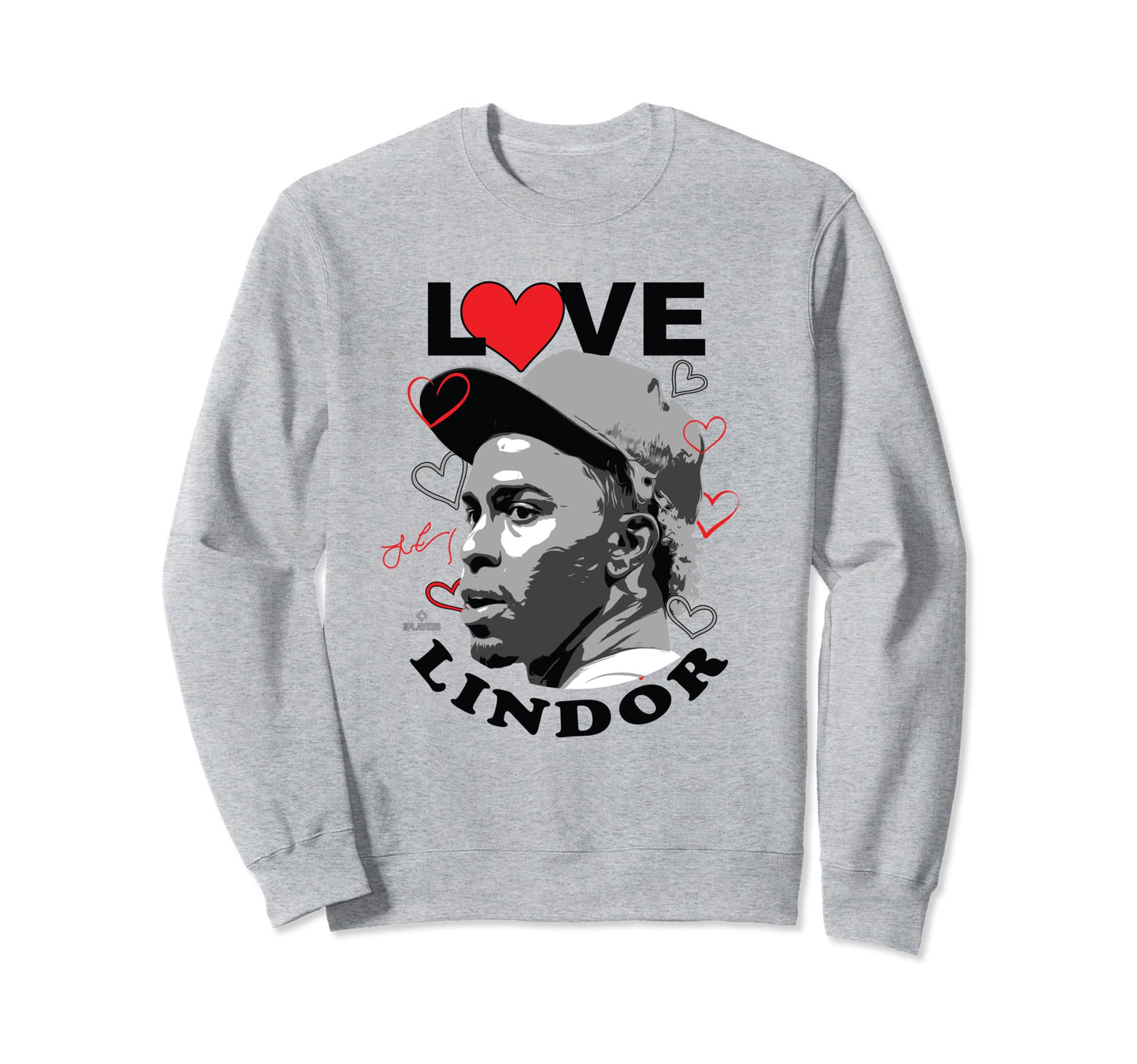 Love Francisco Lindor New York Sweatshirt - Fun Novelty Design for Adults - T-Shirt, Sweatshirt, Hoodie