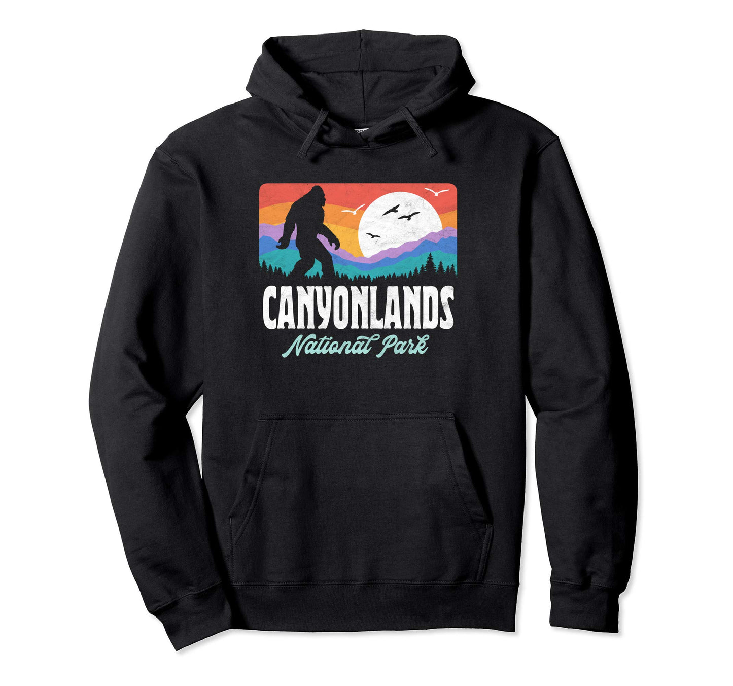 Canyonlands National Park Bigfoot Utah Hoodie - Graphic Print Unisex - T-Shirt, Sweatshirt, Hoodie