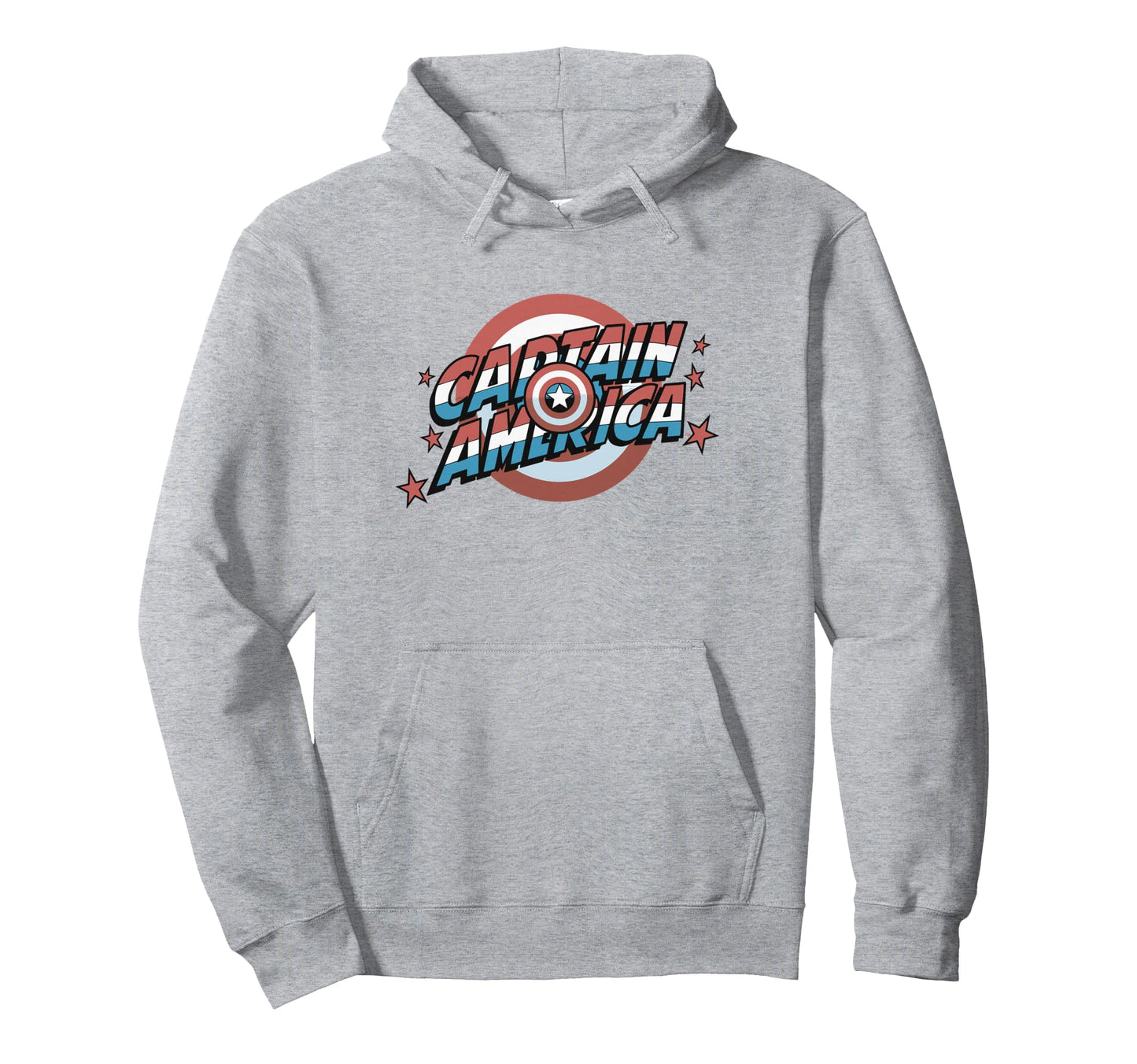 Marvel Comics Captain America Stripes Hoodie - Aesthetic Graphic Unisex - T-Shirt, Sweatshirt, Hoodie