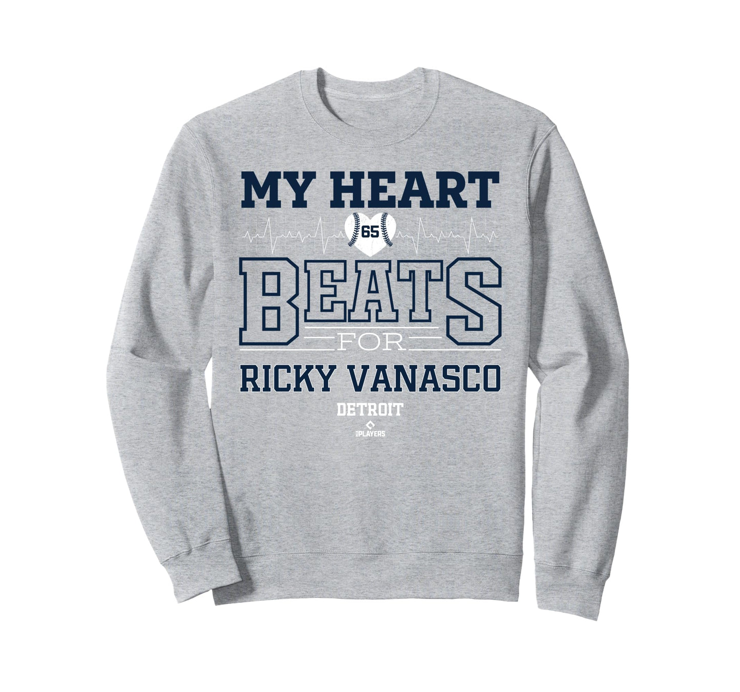 My Heart Beats Ricky Vanasco Sweatshirt - Fun Novelty Design for Adults - T-Shirt, Sweatshirt, Hoodie
