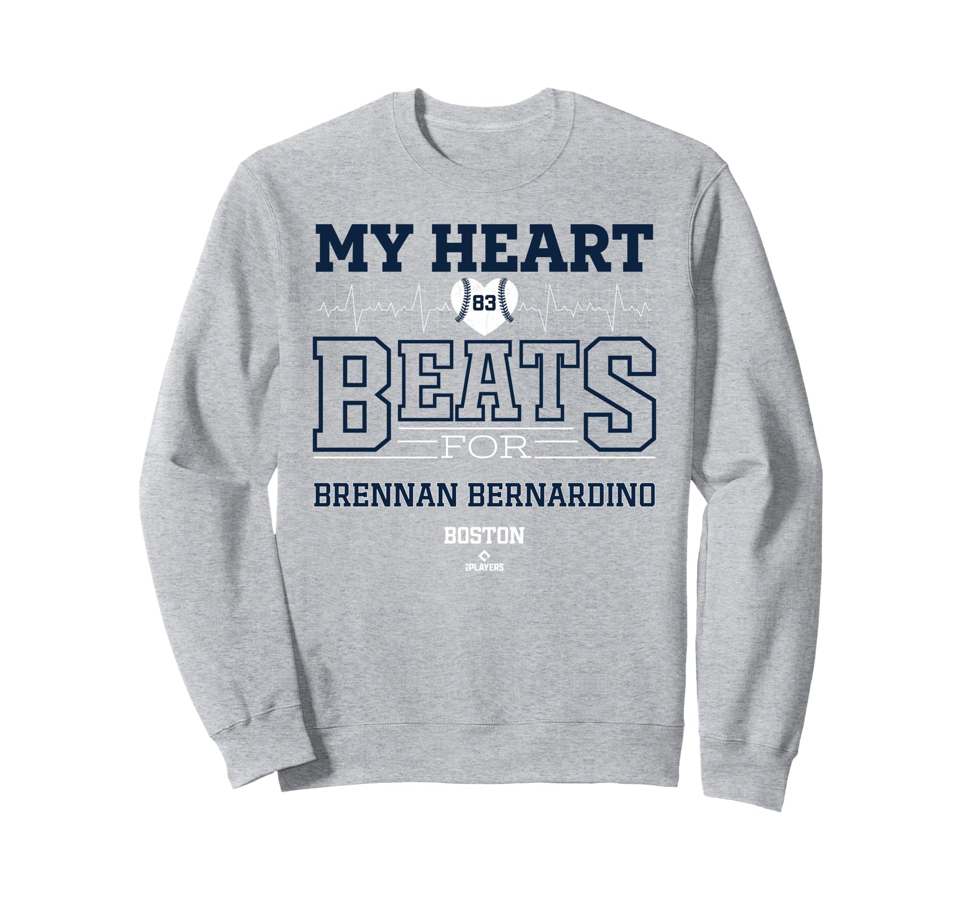 My Heart Beats Brennan Sweatshirt - Casual Everyday Wear for Adults - T-Shirt, Sweatshirt, Hoodie