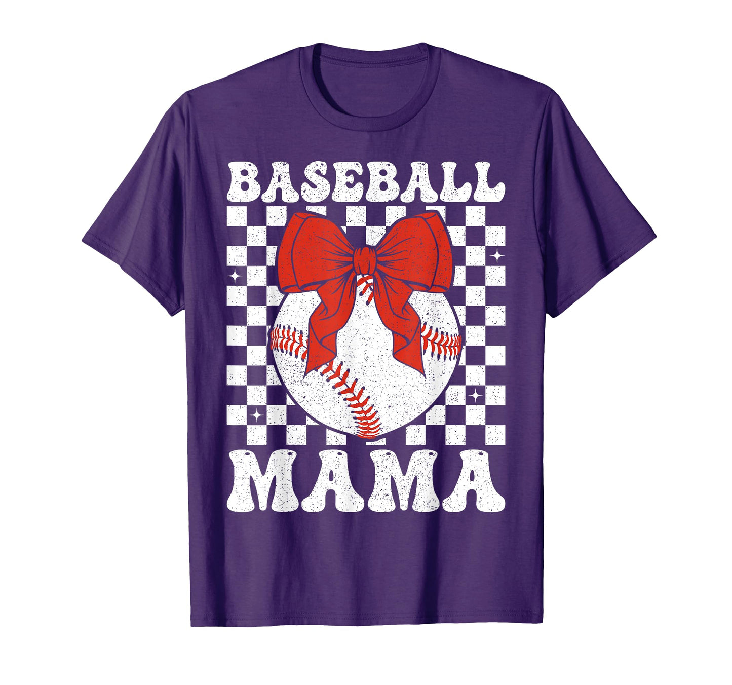 Baseball Mama Coquette Bow Game Day T-Shirt - Custom Art Print Unisex - T-Shirt, Sweatshirt, Hoodie