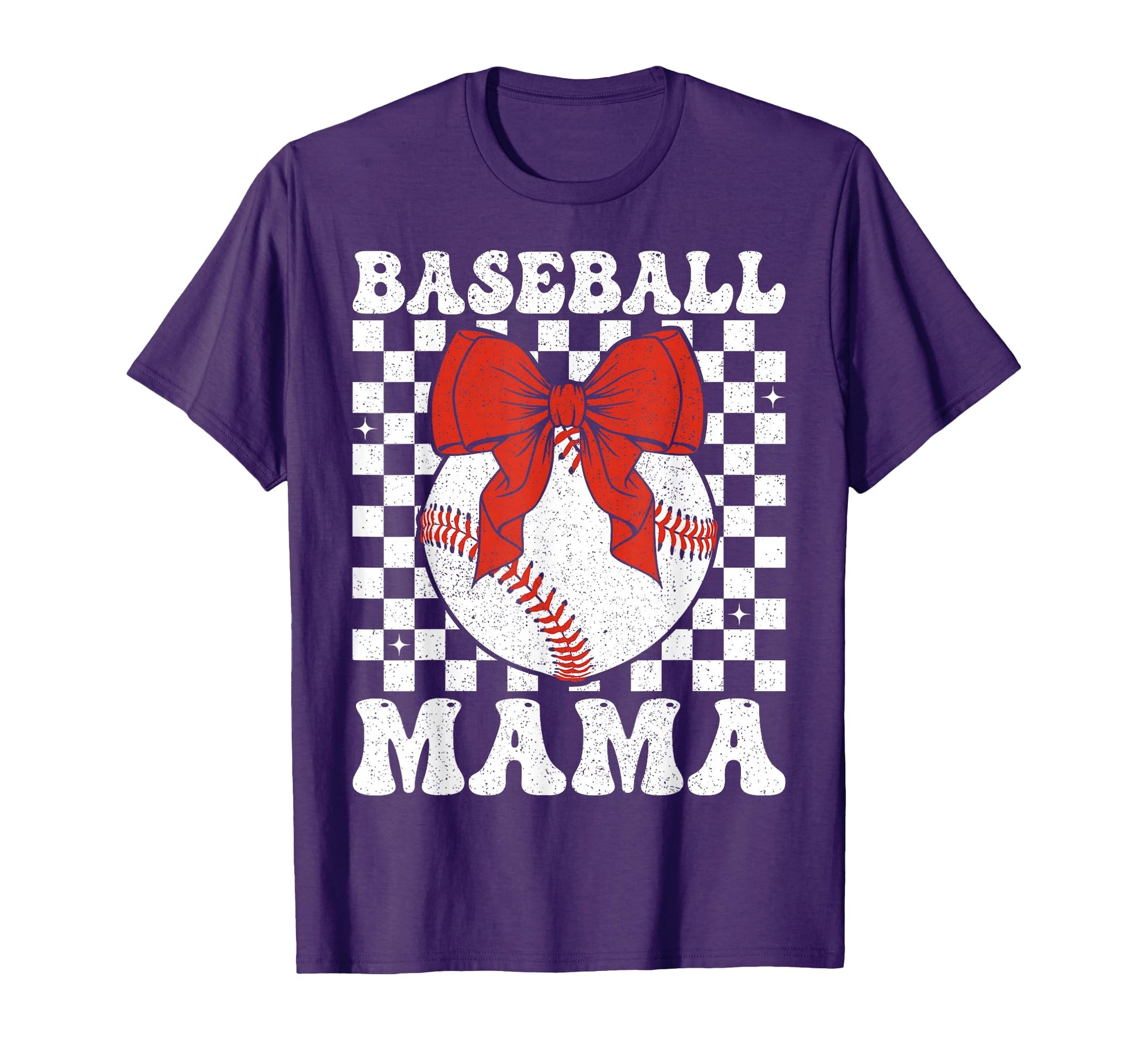 Baseball Mama Coquette Bow Game Day T-Shirt - Custom Art Print Unisex - T-Shirt, Sweatshirt, Hoodie
