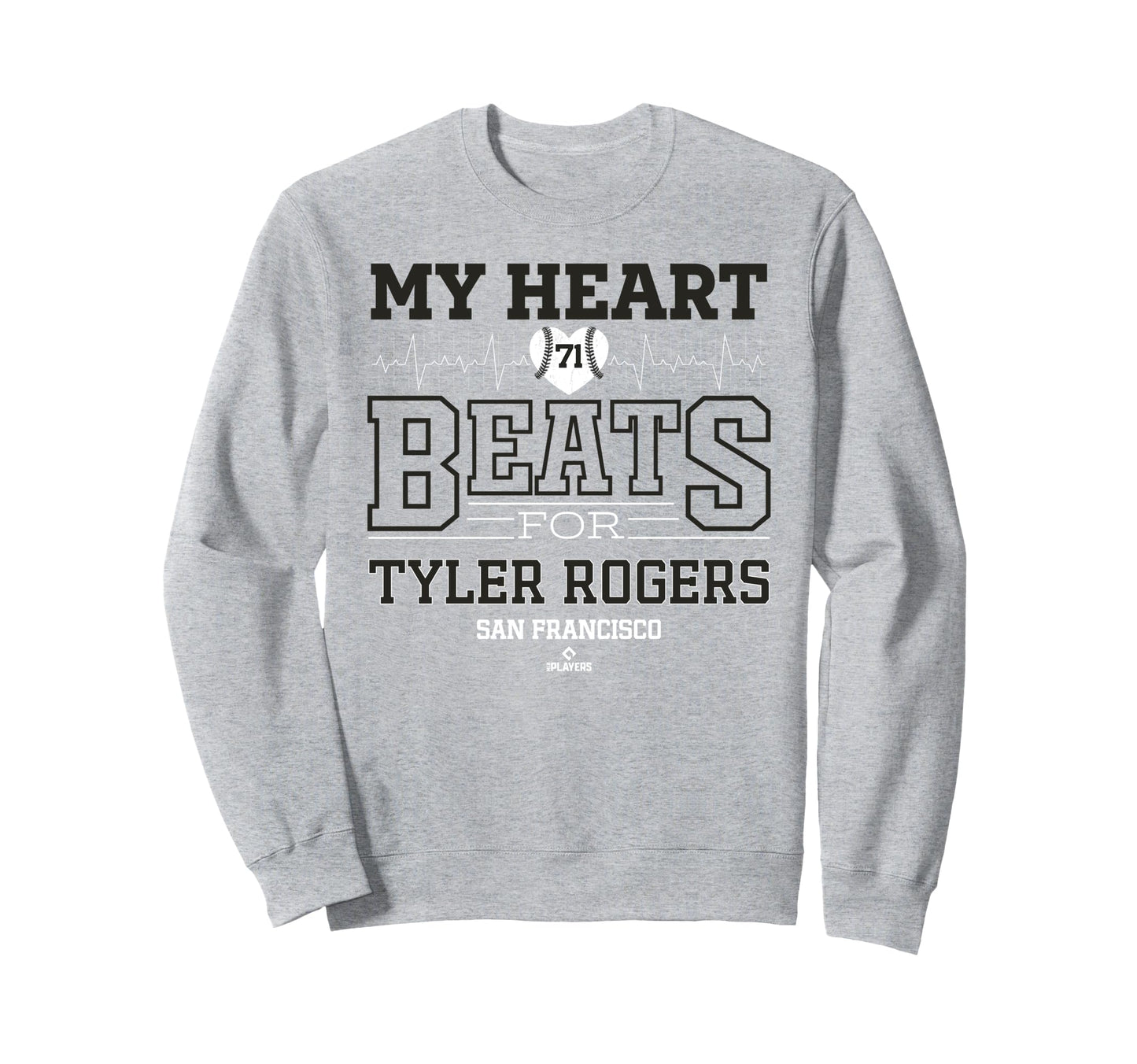 My Heart Beats Tyler Rogers Sweatshirt - Casual Everyday Wear Men Women - T-Shirt, Sweatshirt, Hoodie