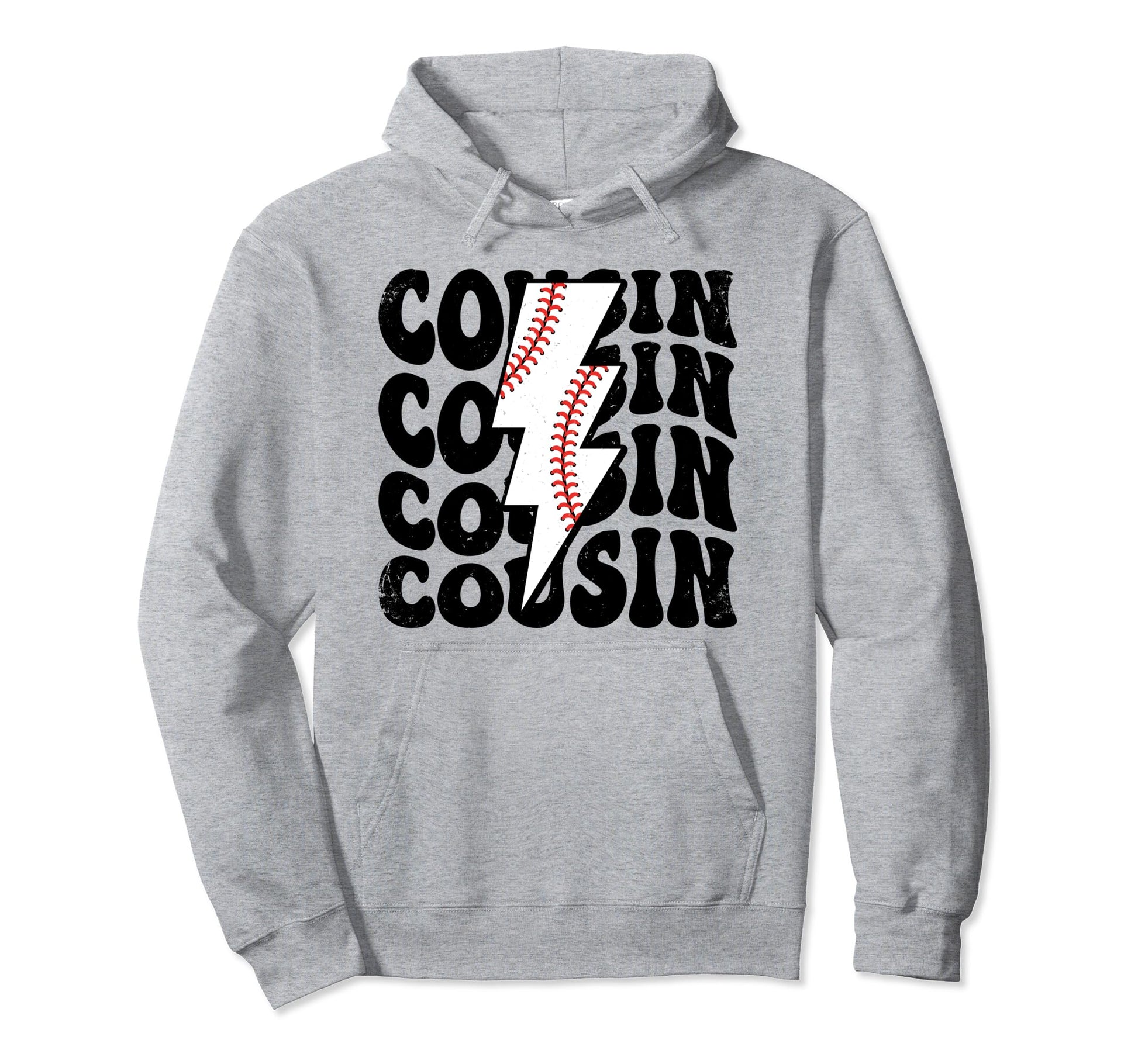 Lightning Groovy Proud Baseball Cousin Hoodie - Streetwear Style Unisex - T-Shirt, Sweatshirt, Hoodie
