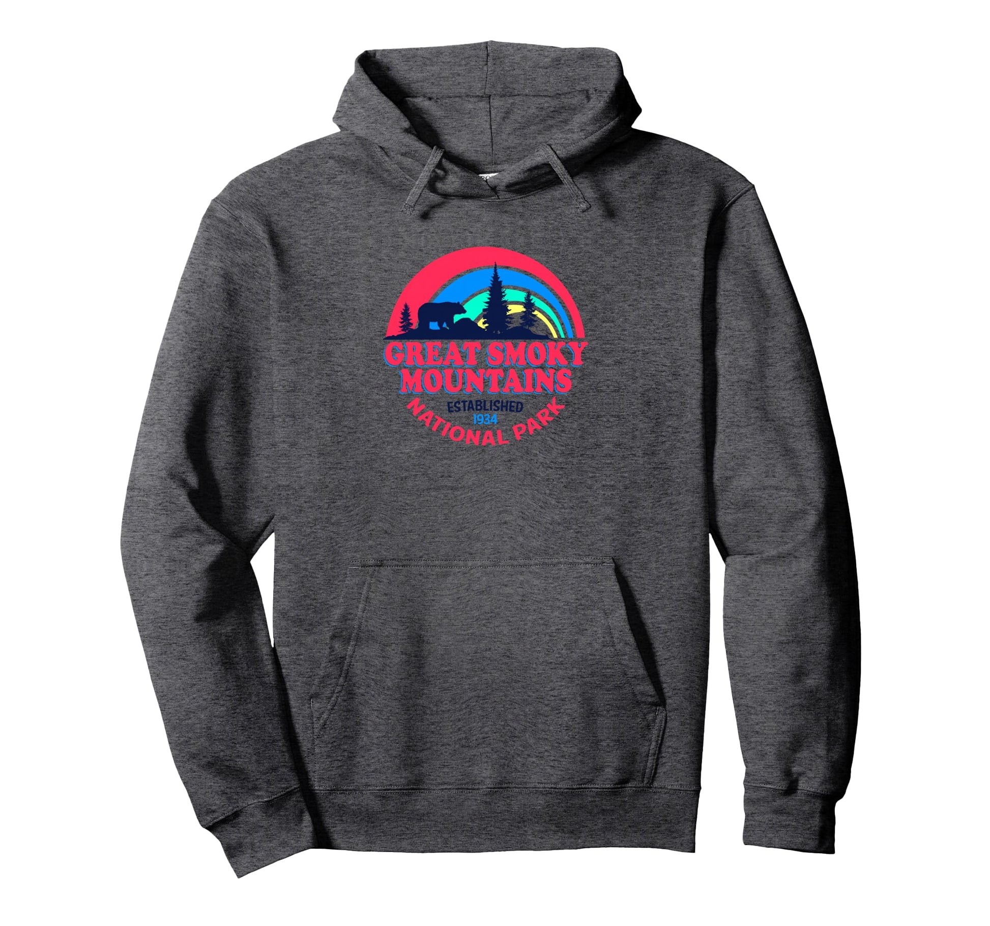 Great Smoky Mountains National Park Bear Hoodie - Unique Graphic Unisex - T-Shirt, Sweatshirt, Hoodie