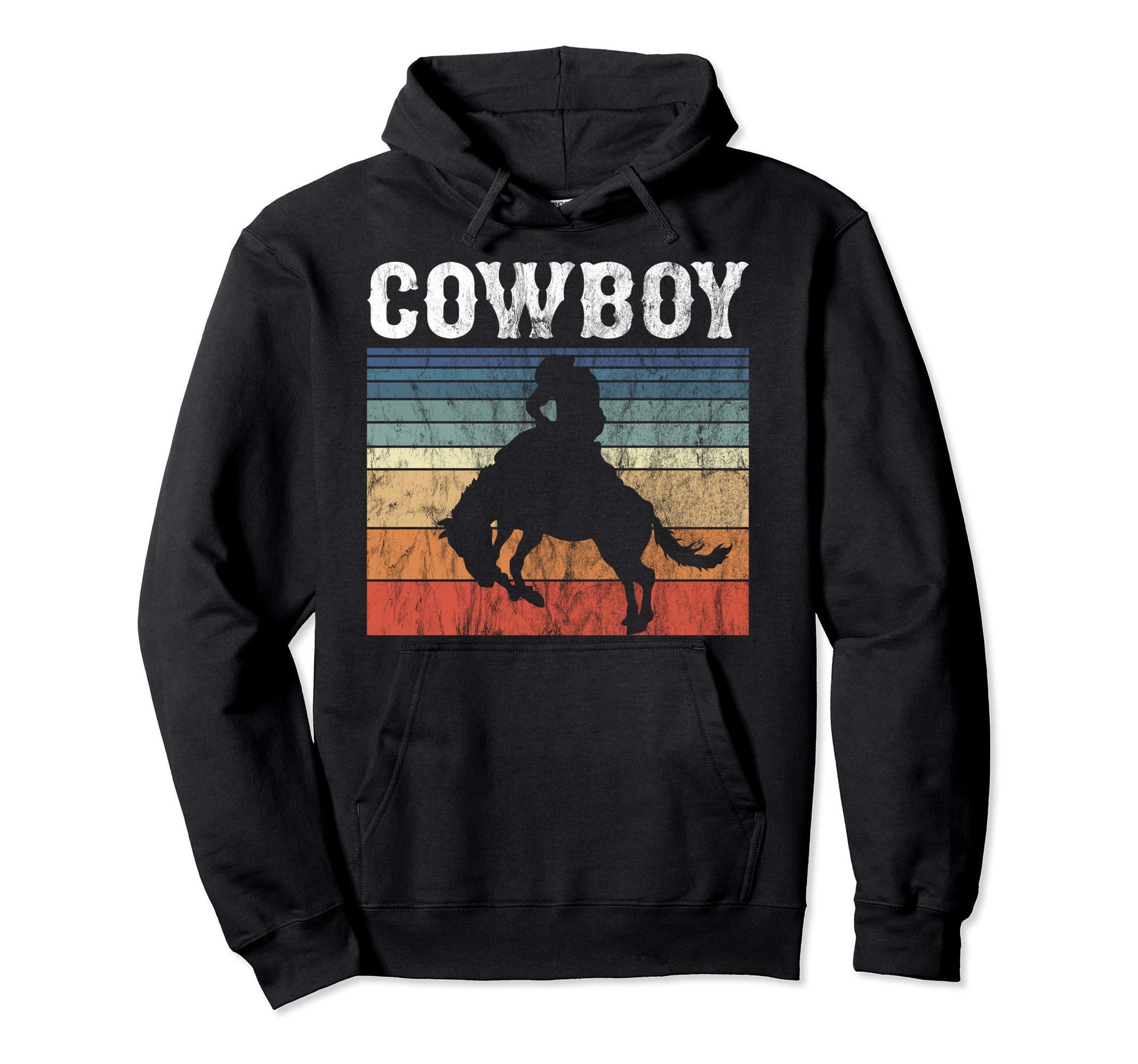 Cowboy Rodeo Hoodie - Custom Art Print Unisex - T-Shirt, Sweatshirt, Hoodie