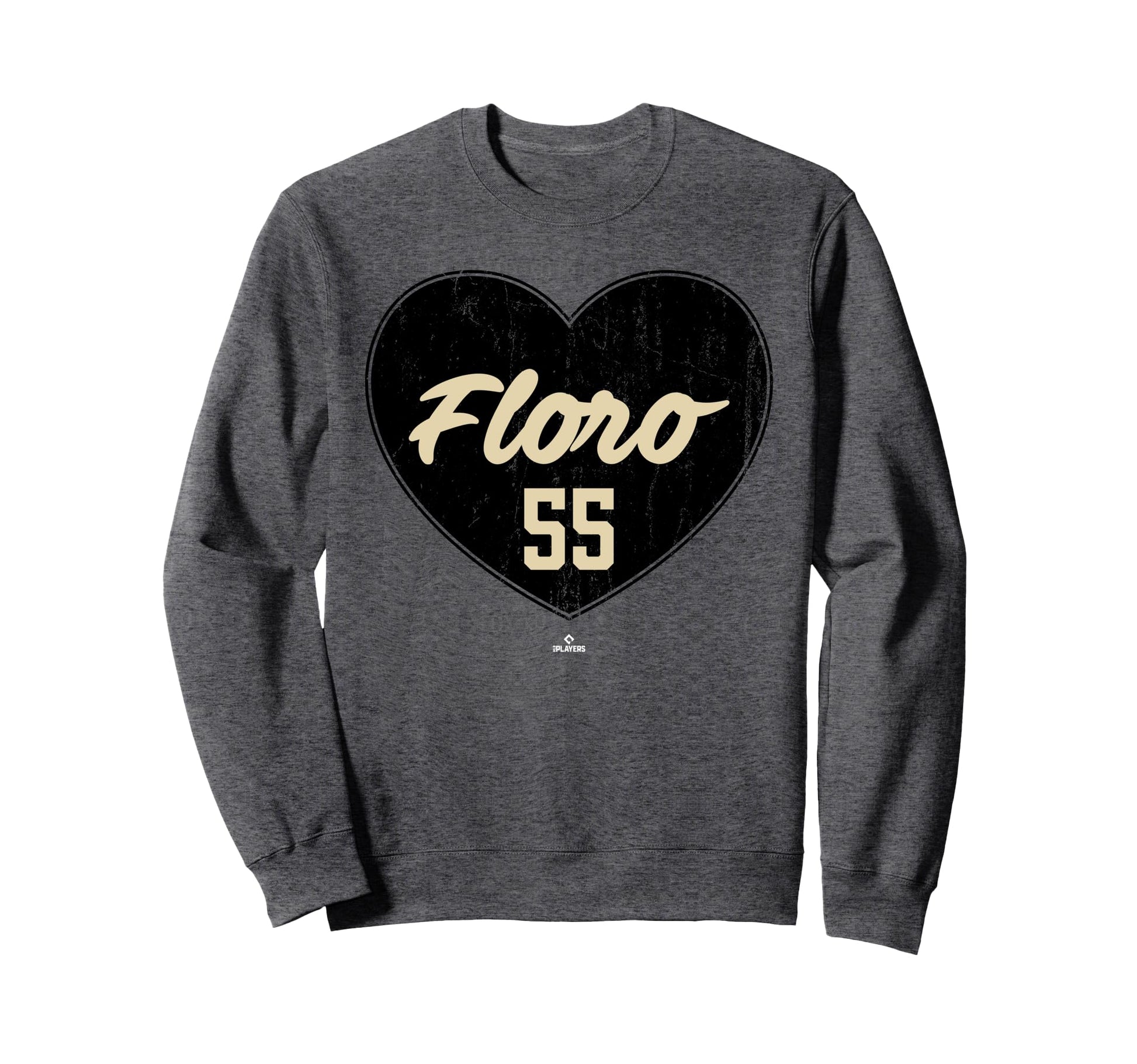Distressed Heart Dylan Floro Sweatshirt - Casual Everyday Wear for Adults - T-Shirt, Sweatshirt, Hoodie