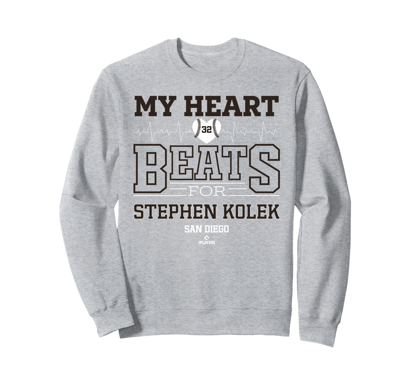 My Heart Beats Stephen Kolek San Sweatshirt - Aesthetic Graphic Unisex - T-Shirt, Sweatshirt, Hoodie