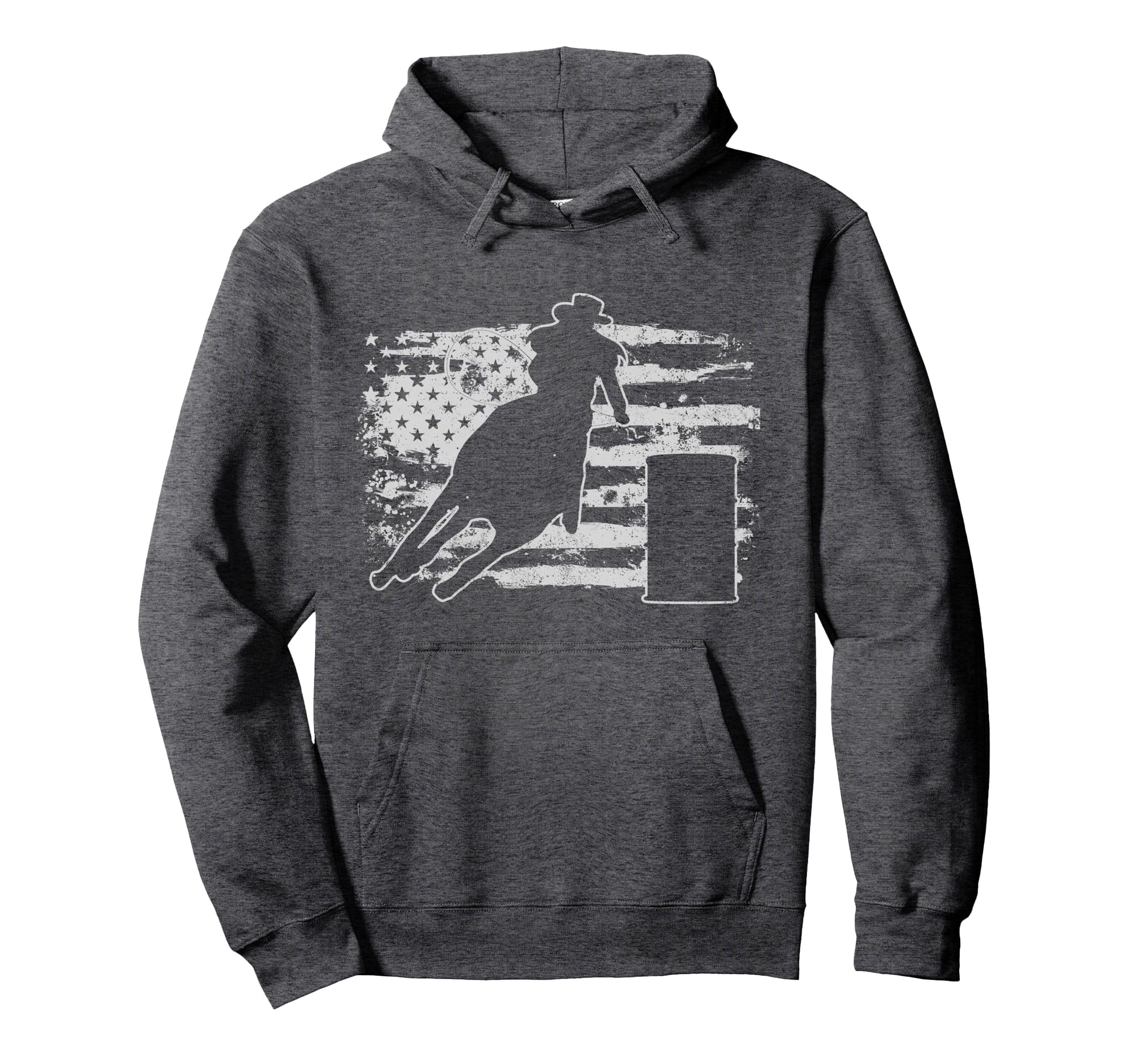 Barrel Racing Gift Hoodie - Minimalist Print for Adults - T-Shirt, Sweatshirt, Hoodie