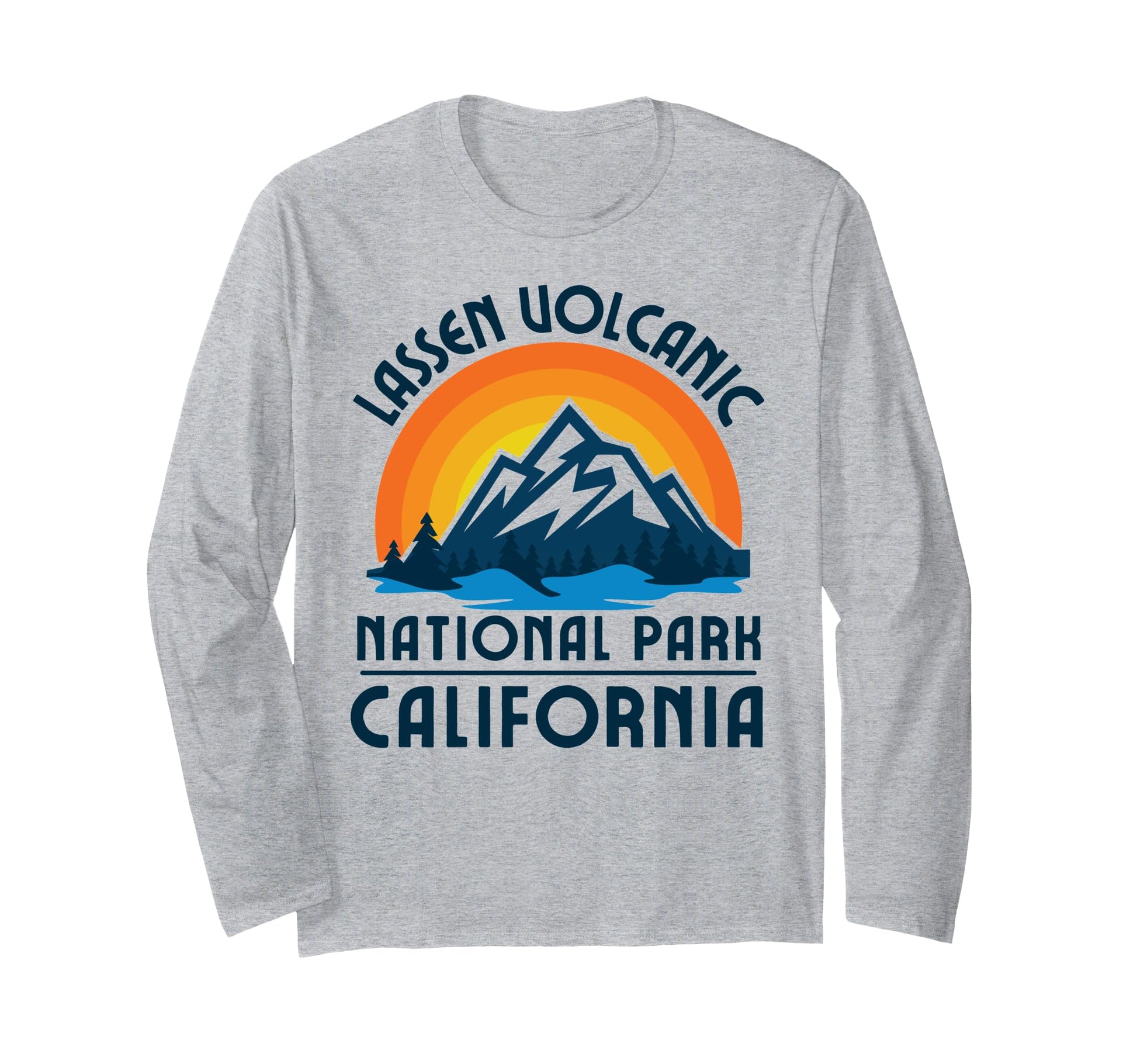 Lassen Volcanic National Park California Hoodie - Minimalist Print Unisex - T-Shirt, Sweatshirt, Hoodie