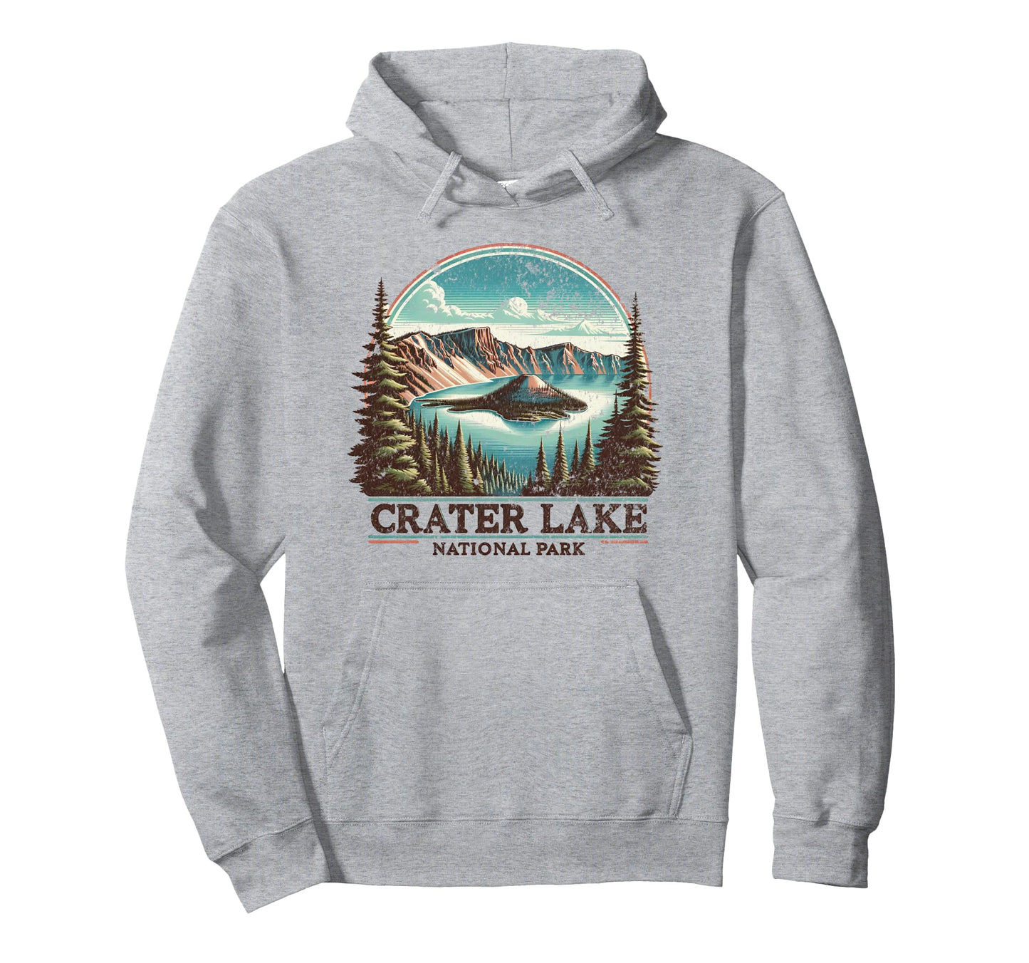 Crater Lake National Park Oregon Usa T-Shirt - Trendy Graphic for Adults - T-Shirt, Sweatshirt, Hoodie