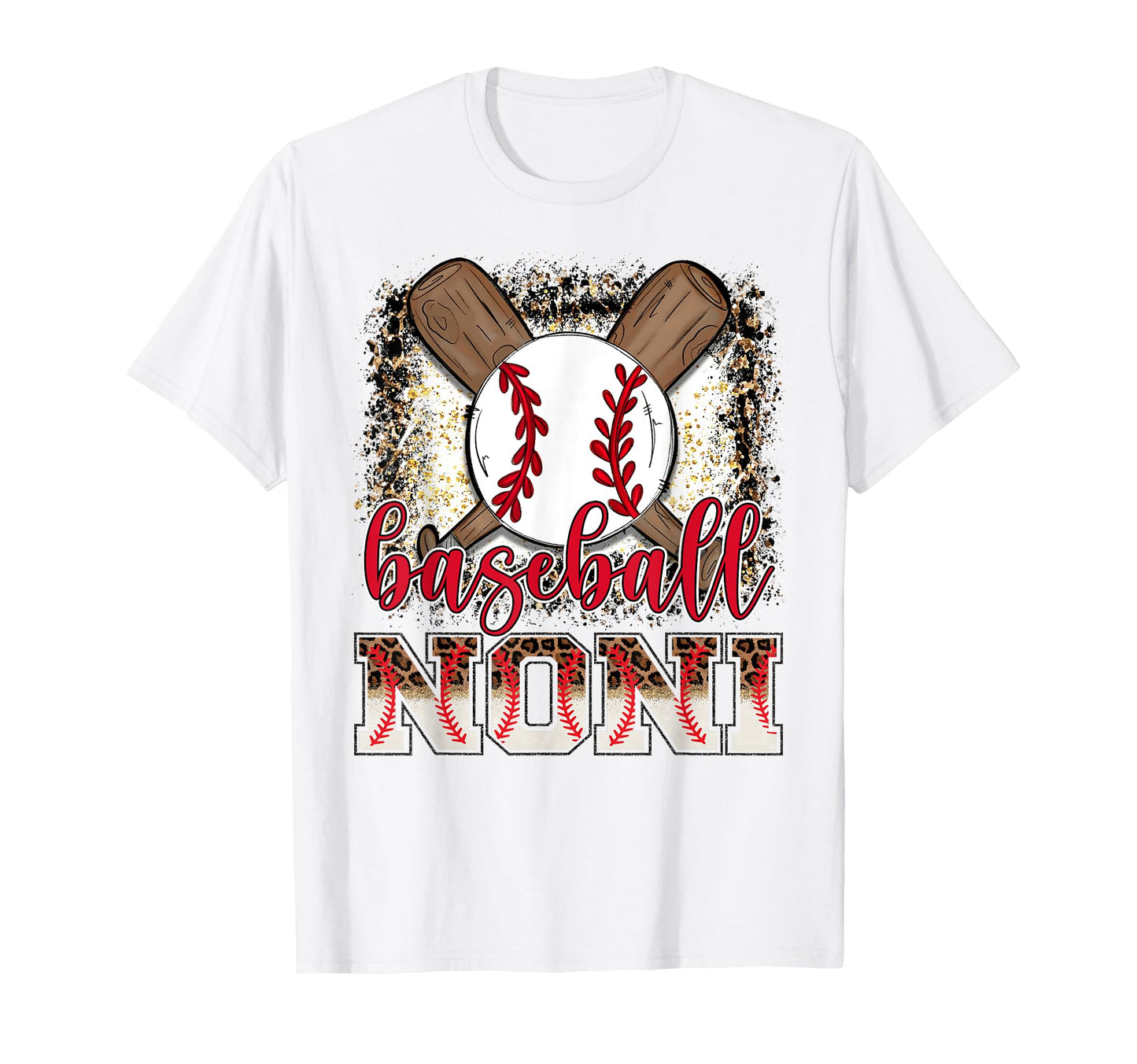 Baseball Noni Leopard Proud Ball Noni T-Shirt - Novelty Apparel Men Women - T-Shirt, Sweatshirt, Hoodie