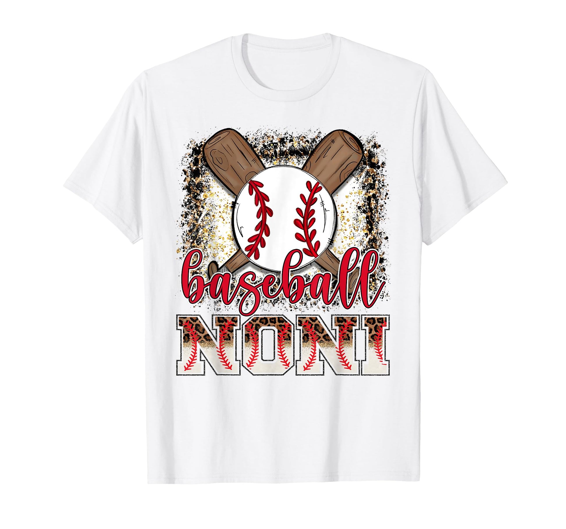 Baseball Noni Leopard Proud Ball Noni T-Shirt - Novelty Apparel Men Women - T-Shirt, Sweatshirt, Hoodie