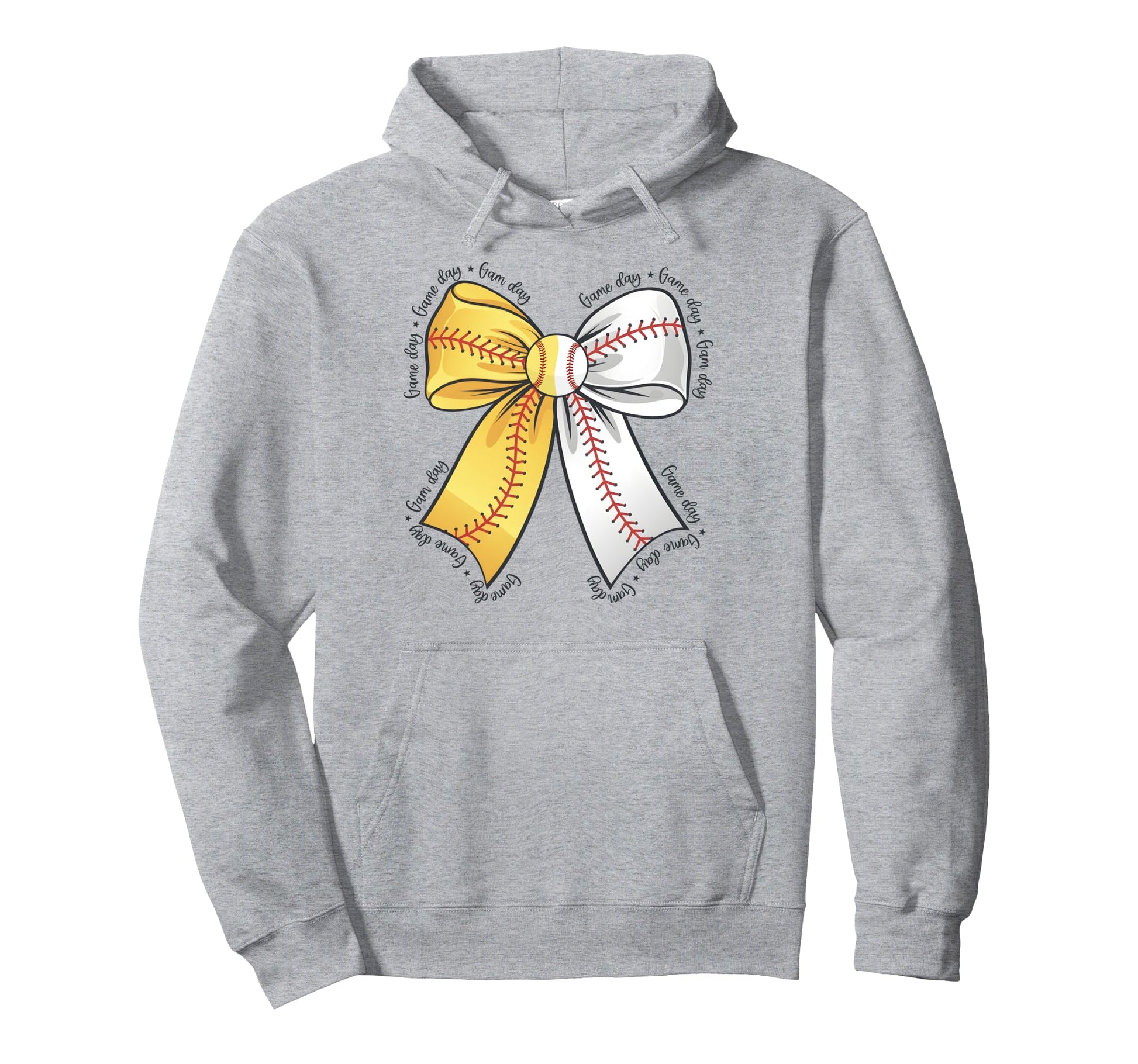 Softball Baseball Mom Coquette Bow Hoodie - Casual Everyday Wear Unisex - T-Shirt, Sweatshirt, Hoodie