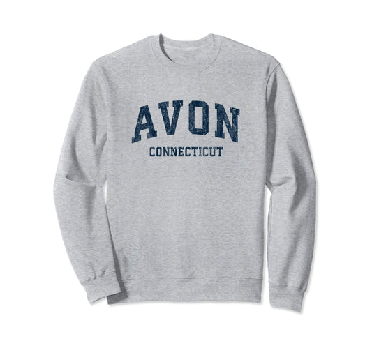Avon Connecticut Ct Varsity Sweatshirt - Custom Art Print for Adults - T-Shirt, Sweatshirt, Hoodie