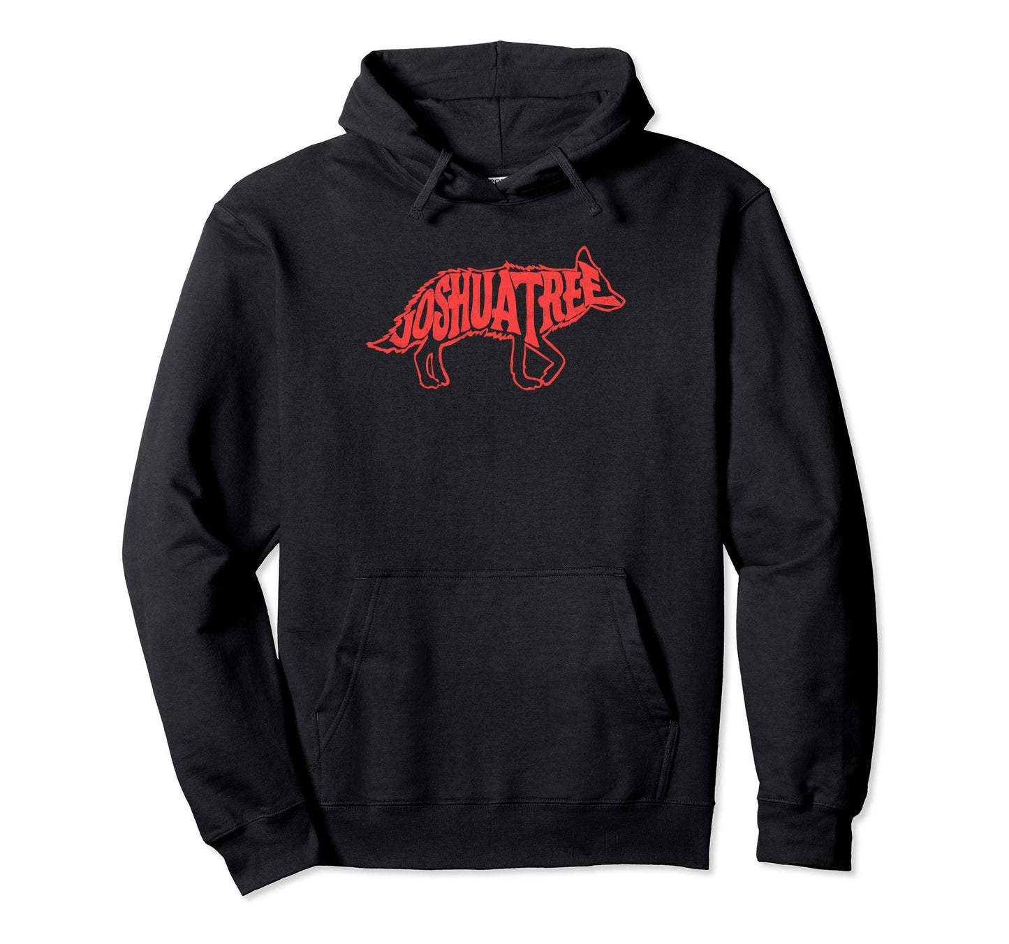 Joshua Tree National Park Red Coyote Hoodie - Streetwear Style Unisex - T-Shirt, Sweatshirt, Hoodie
