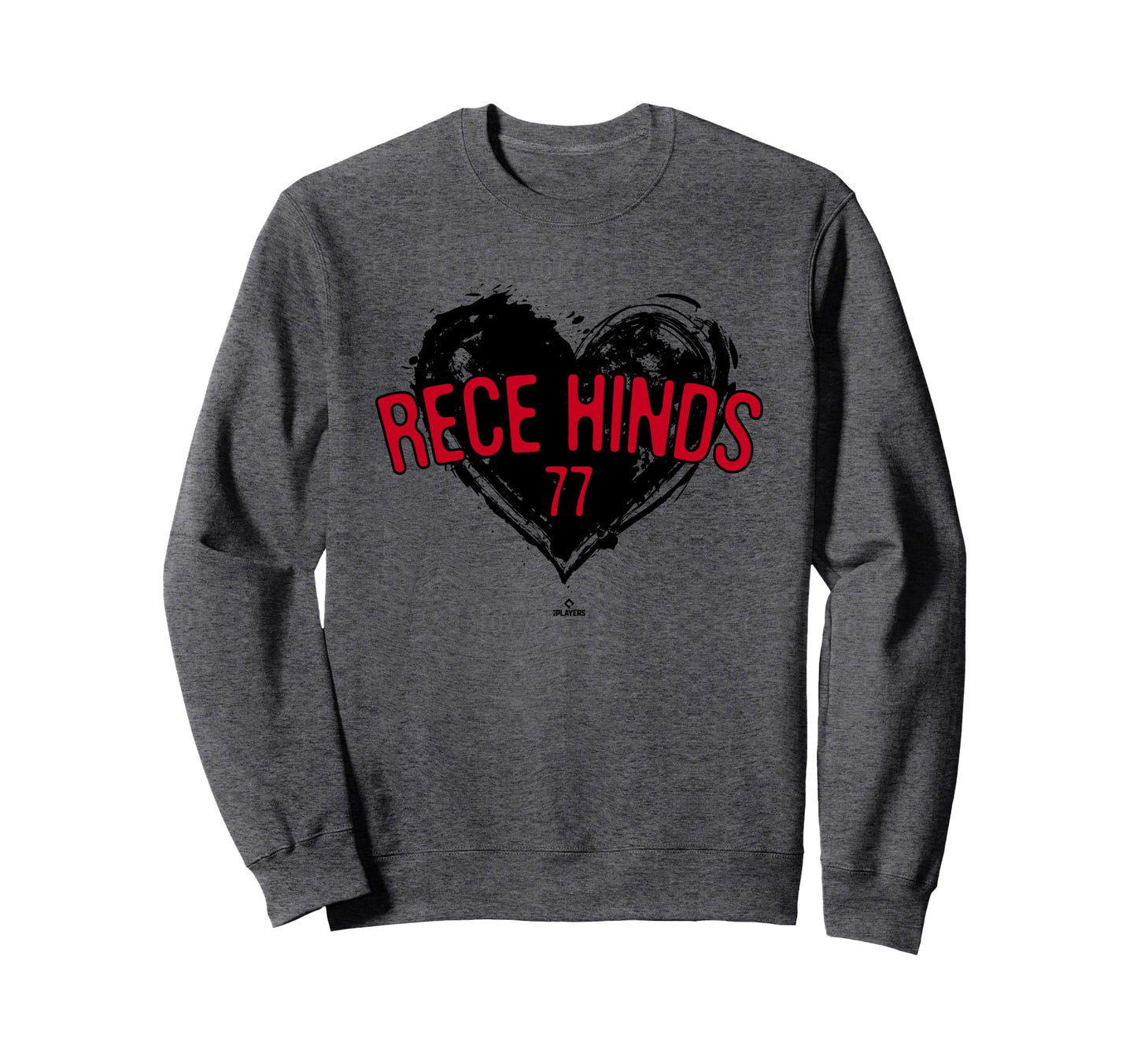 Distressed Heart Rece Hinds Cincinnati Sweatshirt - Unique Graphic Unisex - T-Shirt, Sweatshirt, Hoodie