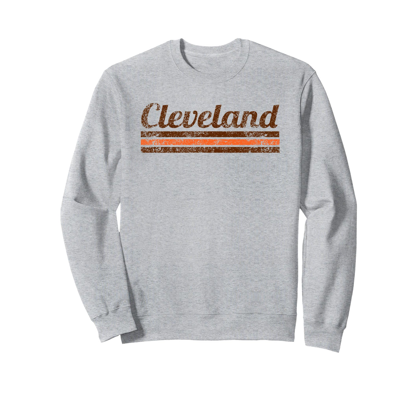 Cleveland Ohio Weathered Stripe Sweatshirt - Minimalist Print Unisex - T-Shirt, Sweatshirt, Hoodie