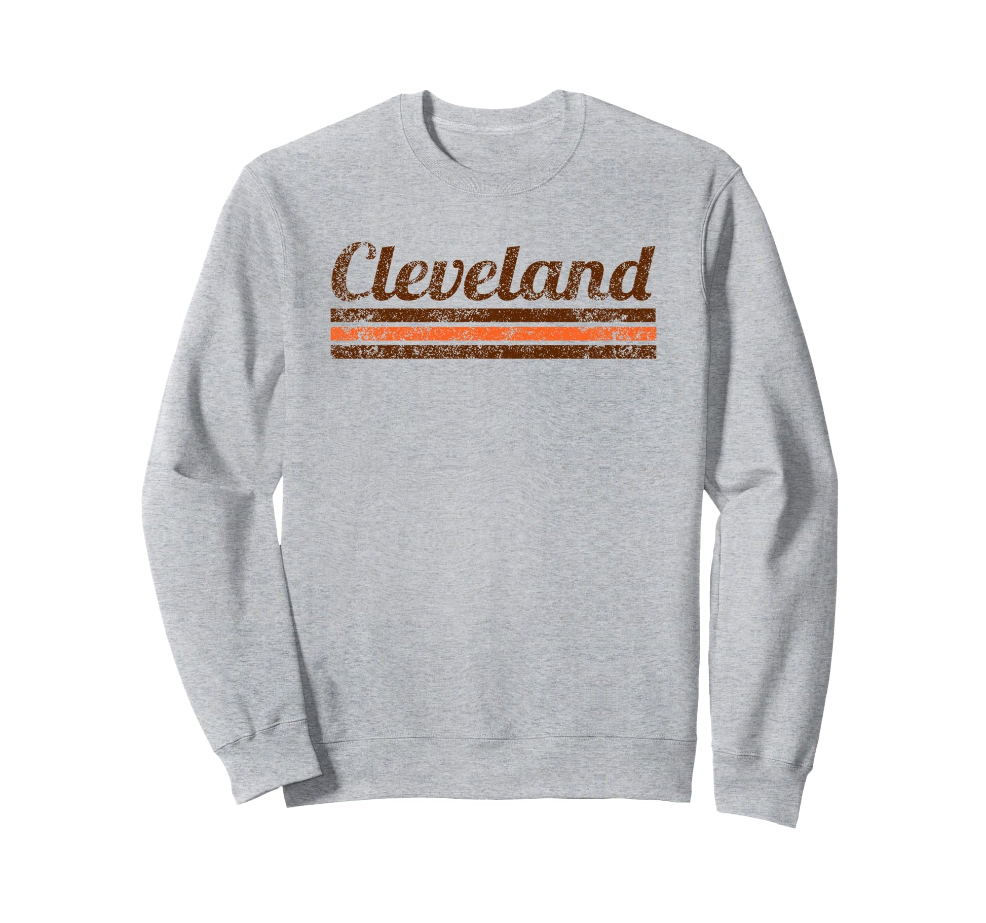 Cleveland Ohio Weathered Stripe Sweatshirt - Minimalist Print Unisex - T-Shirt, Sweatshirt, Hoodie