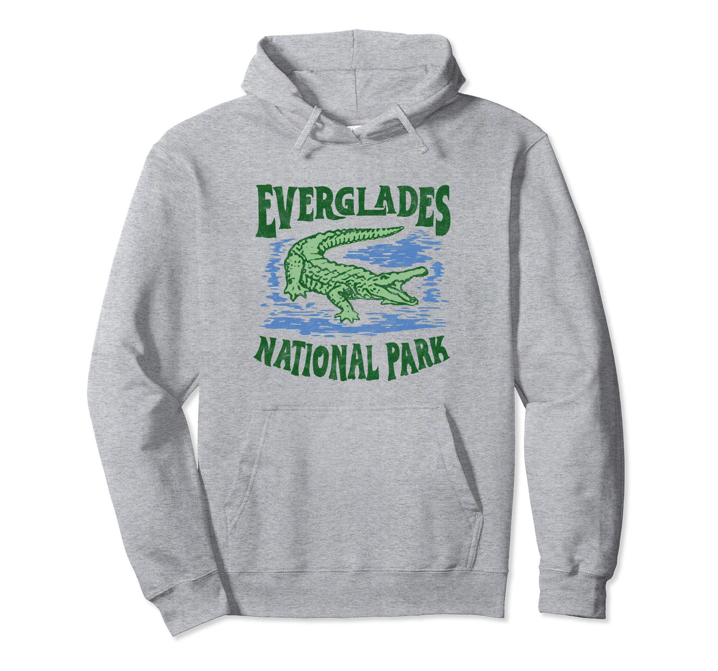 Everglades National Park Florida Alligator Hoodie - Graphic Print Men Women - T-Shirt, Sweatshirt, Hoodie