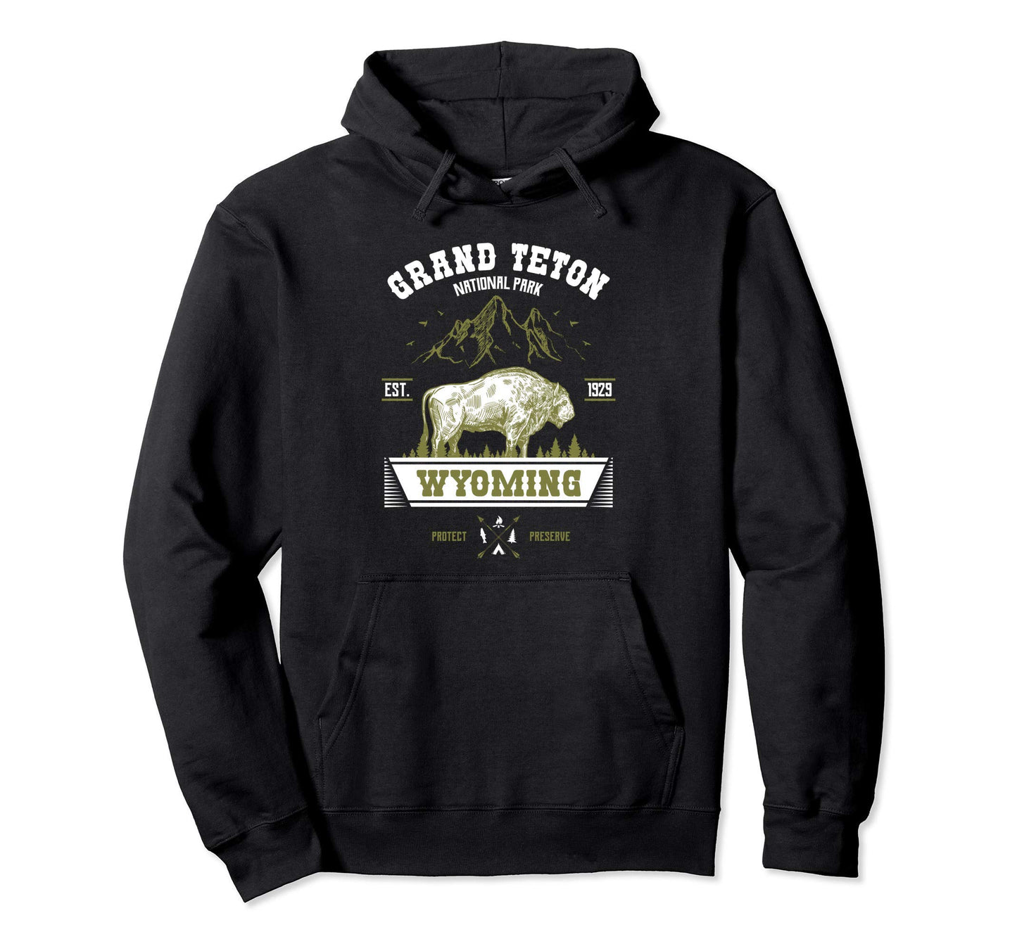 Grand Teton National Park Gift Hoodie - Novelty Apparel Men Women - T-Shirt, Sweatshirt, Hoodie