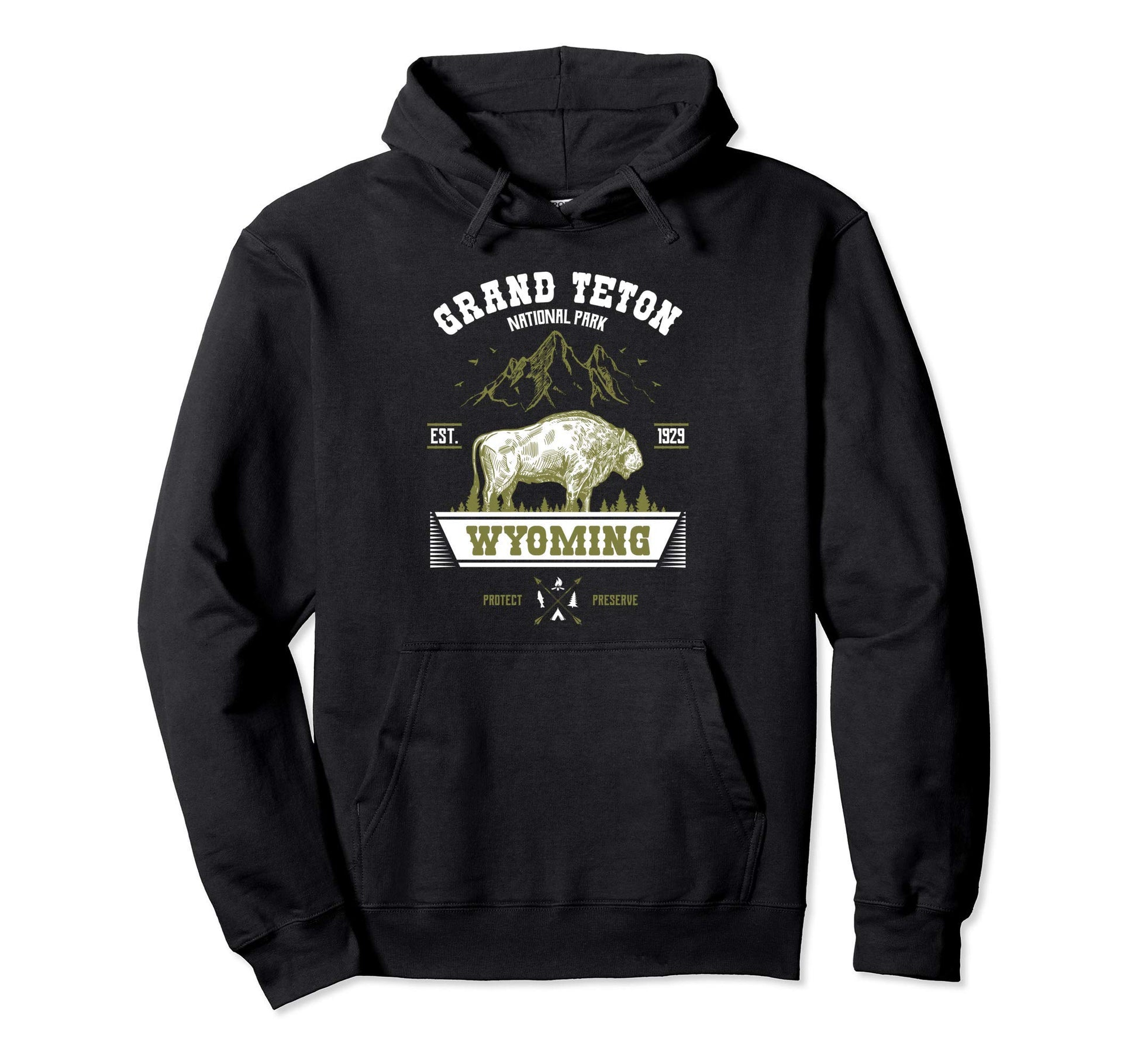 Grand Teton National Park Gift Hoodie - Novelty Apparel Men Women - T-Shirt, Sweatshirt, Hoodie