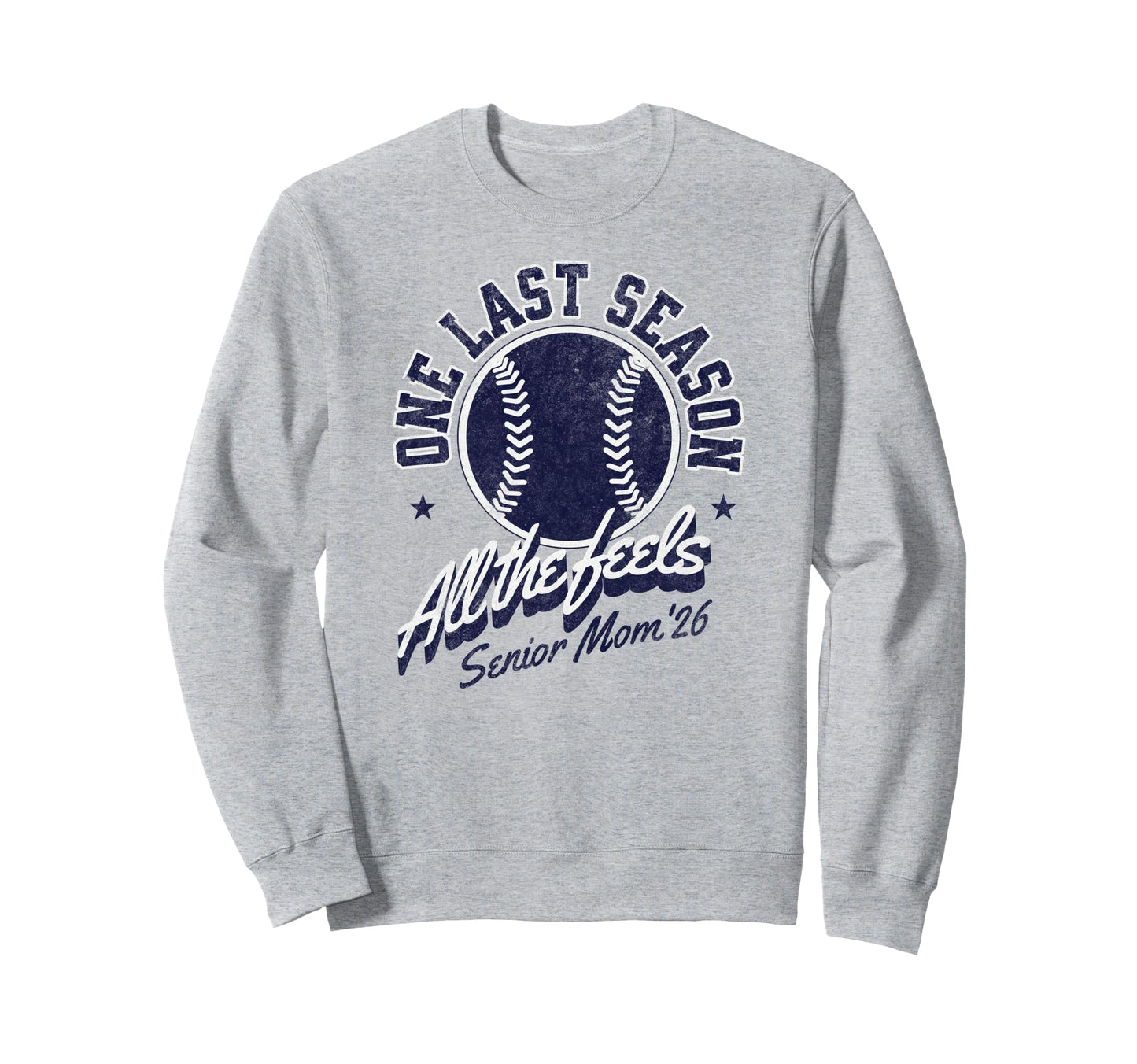 Baseball Senior Mom 2026 Sweatshirt - Streetwear Style for Adults - T-Shirt, Sweatshirt, Hoodie