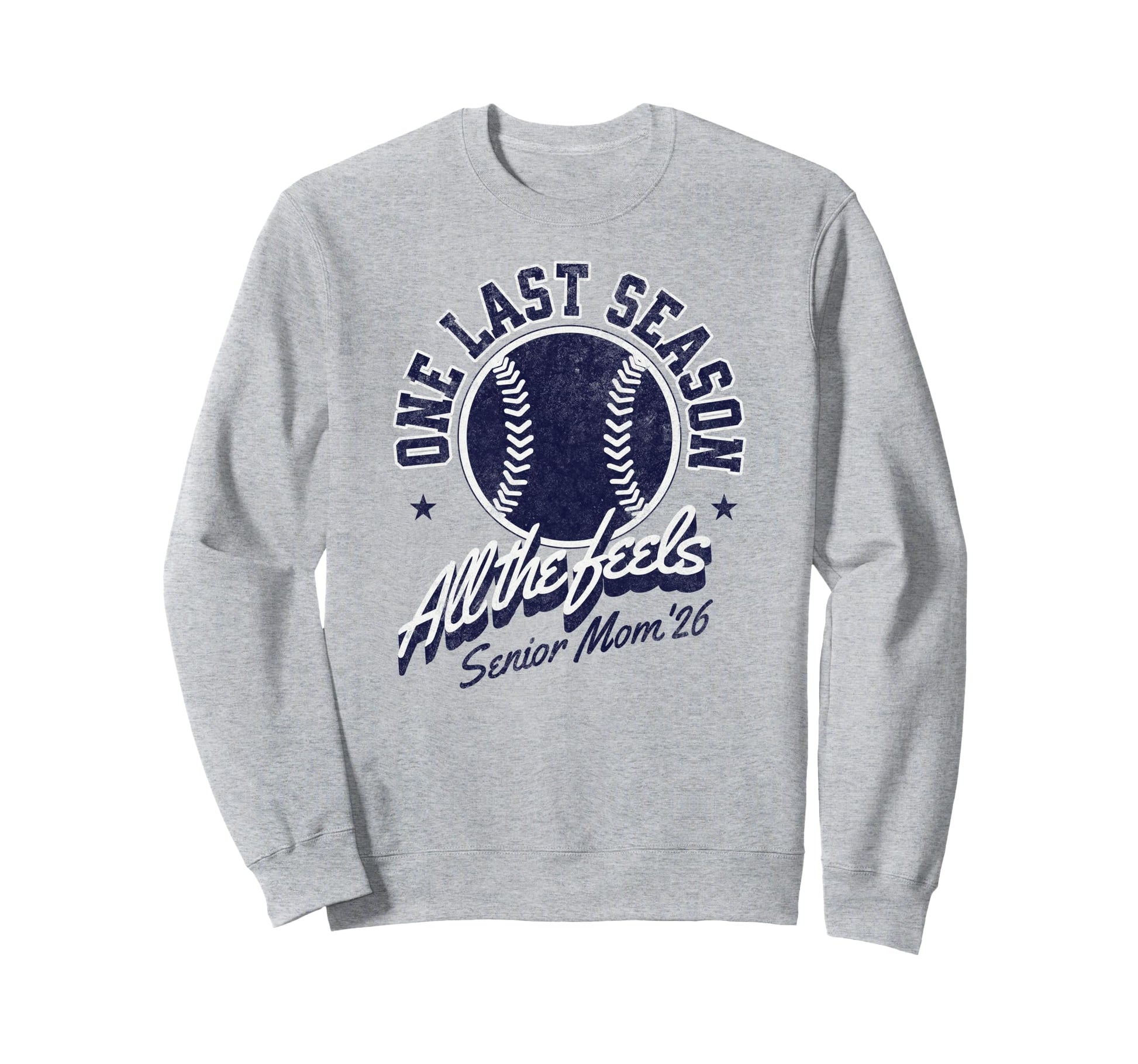 Baseball Senior Mom 2026 Sweatshirt - Streetwear Style for Adults - T-Shirt, Sweatshirt, Hoodie