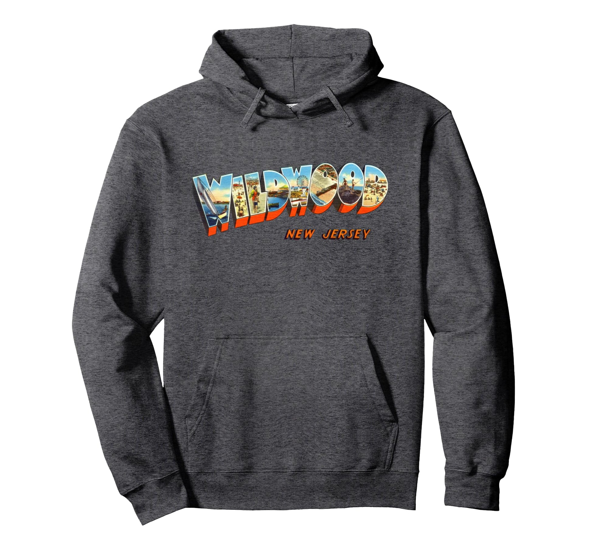 Wildwood New Jersey Nj Hoodie - Aesthetic Graphic Unisex - T-Shirt, Sweatshirt, Hoodie