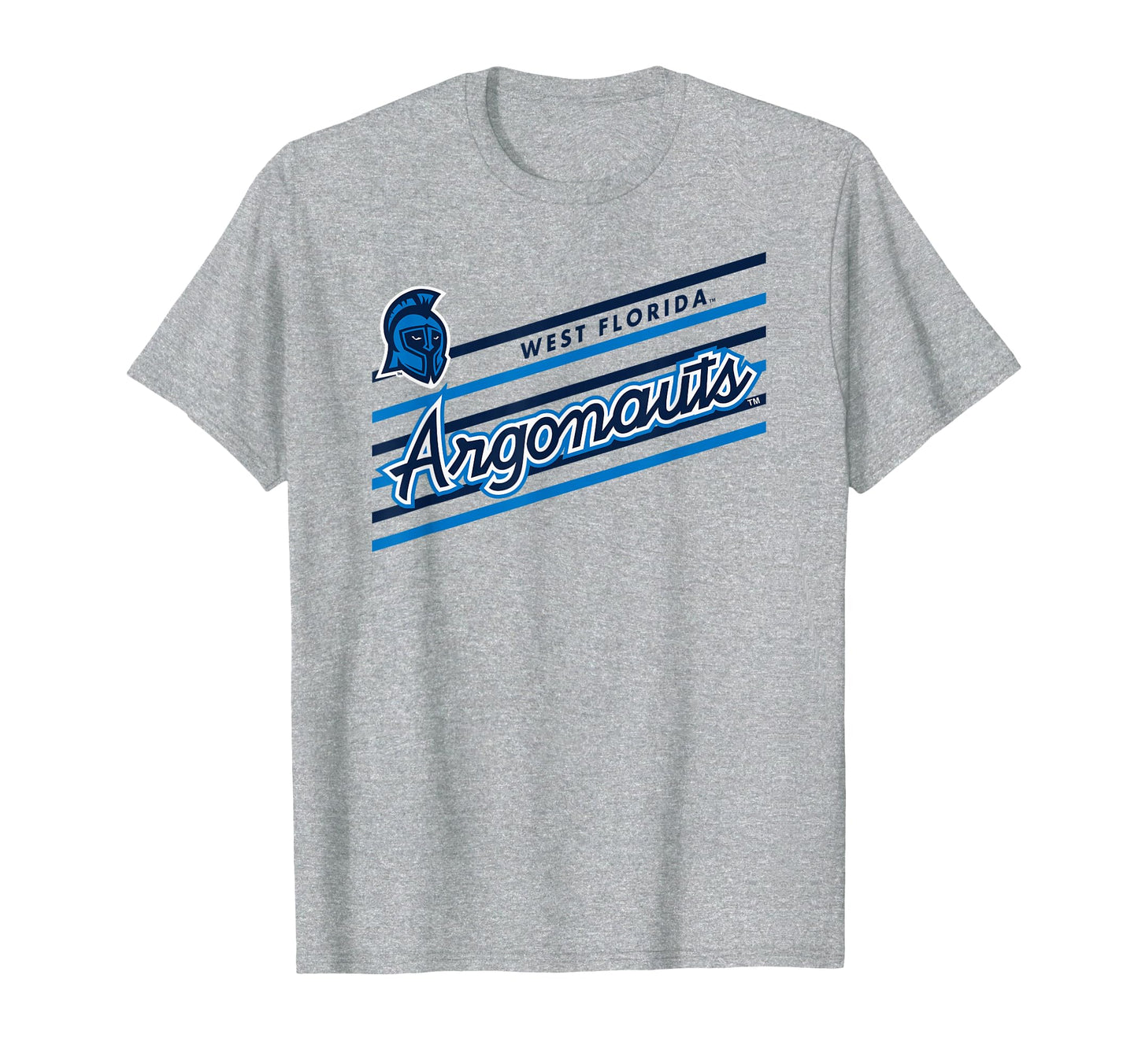 West Florida Argonauts Performer Gray T-Shirt - Novelty Apparel Unisex - T-Shirt, Sweatshirt, Hoodie