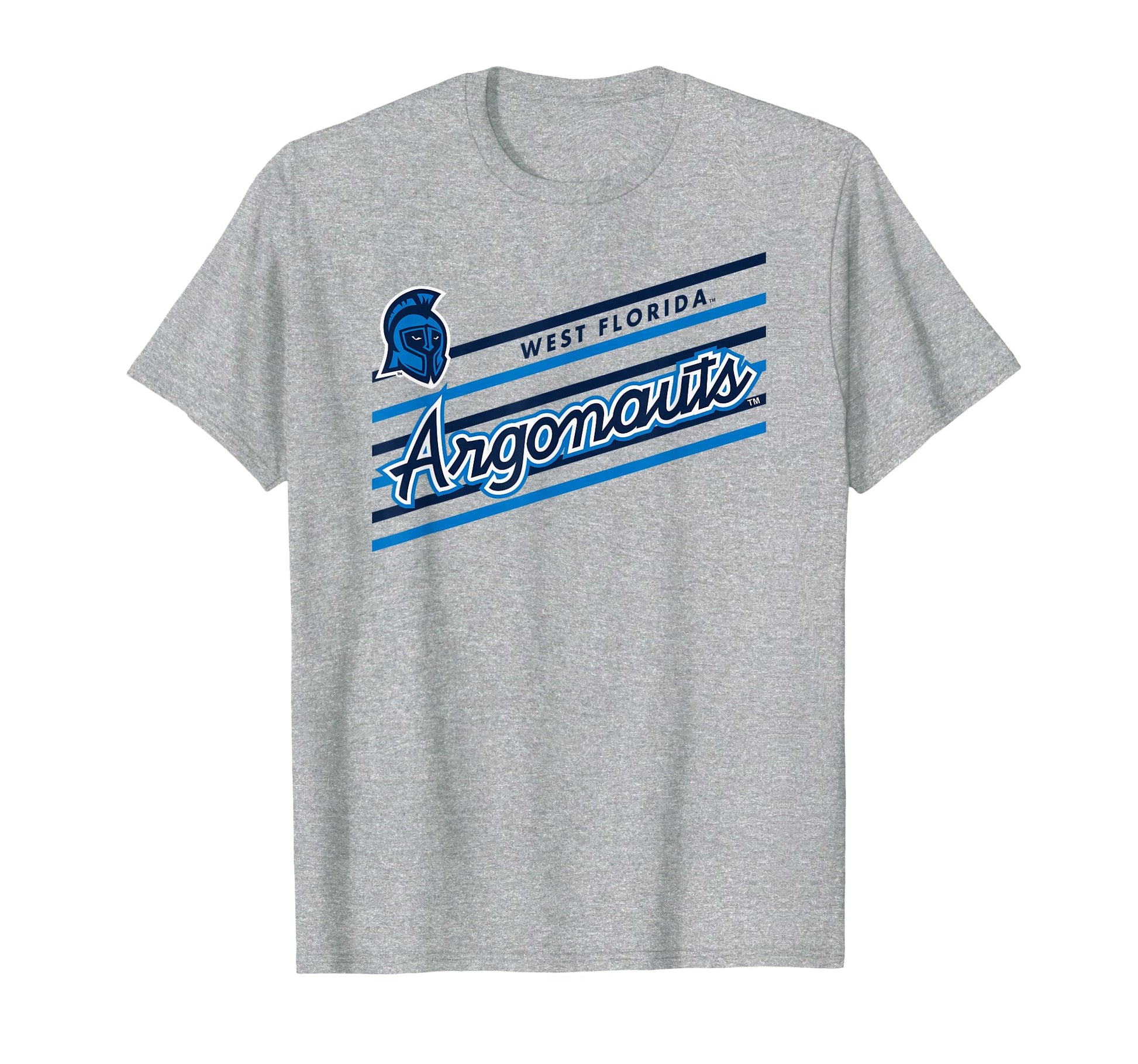 West Florida Argonauts Performer Gray T-Shirt - Novelty Apparel Unisex - T-Shirt, Sweatshirt, Hoodie