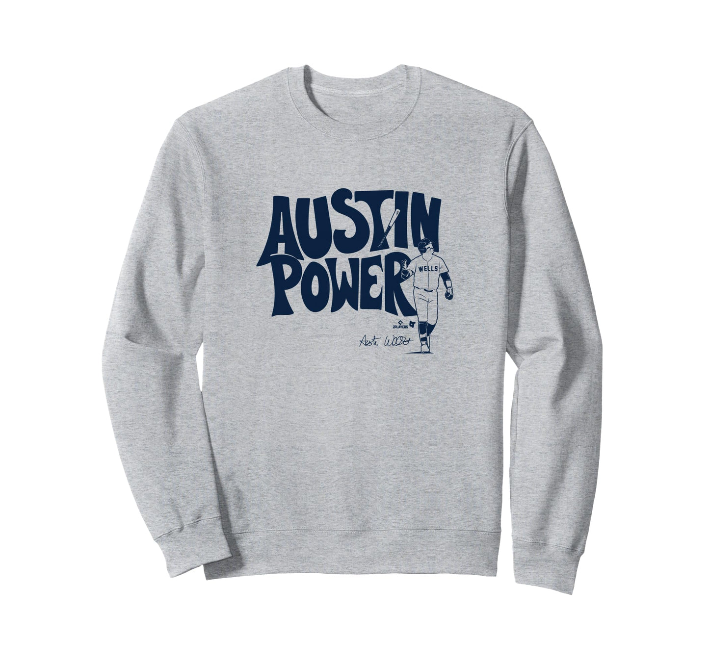 Austin Wells Austin Power New York Sweatshirt - Minimalist Print Men Women - T-Shirt, Sweatshirt, Hoodie