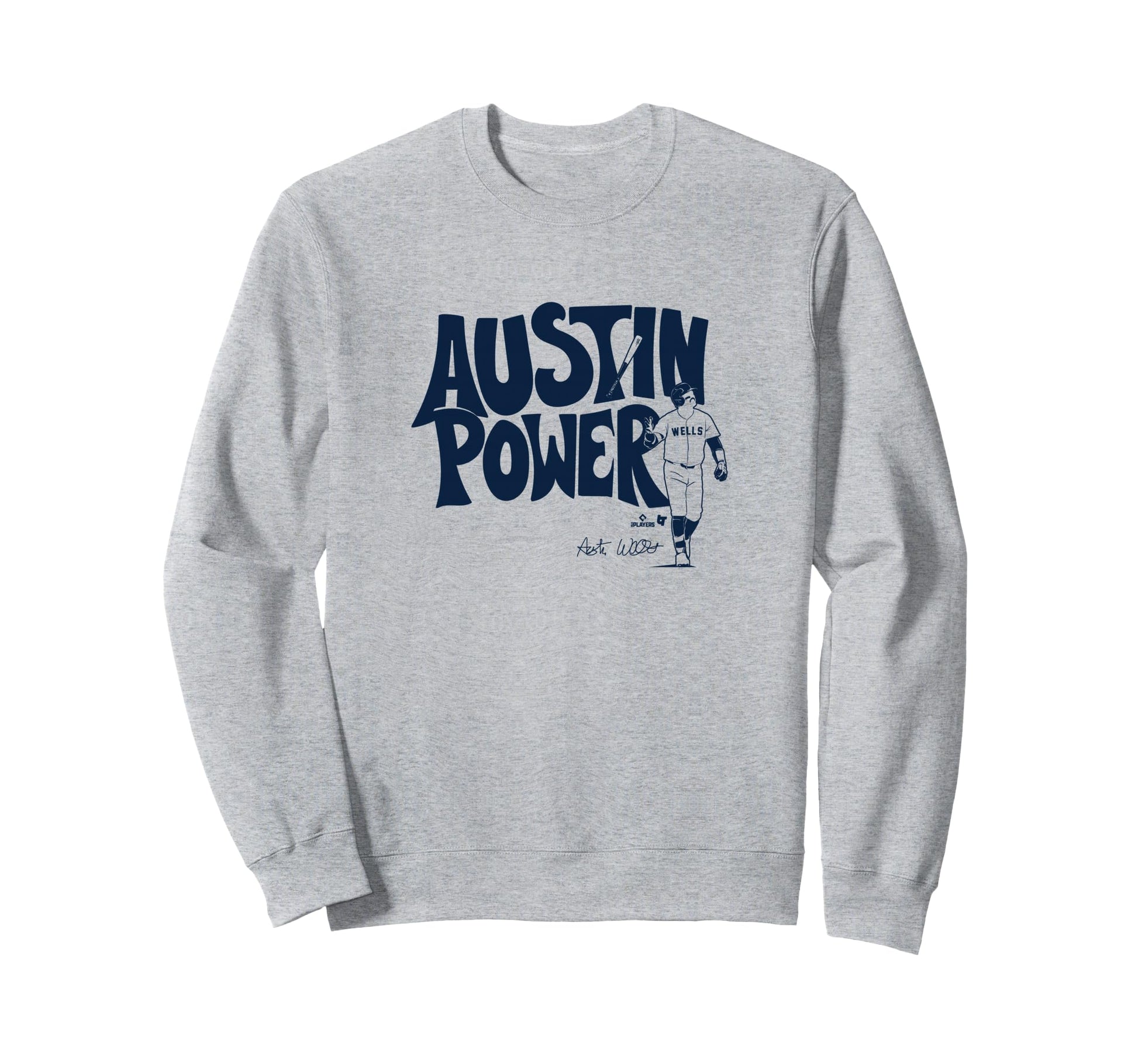 Austin Wells Austin Power New York Sweatshirt - Minimalist Print Men Women - T-Shirt, Sweatshirt, Hoodie