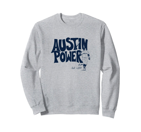 Austin Wells Austin Power New York Sweatshirt - Minimalist Print Men Women - T-Shirt, Sweatshirt, Hoodie