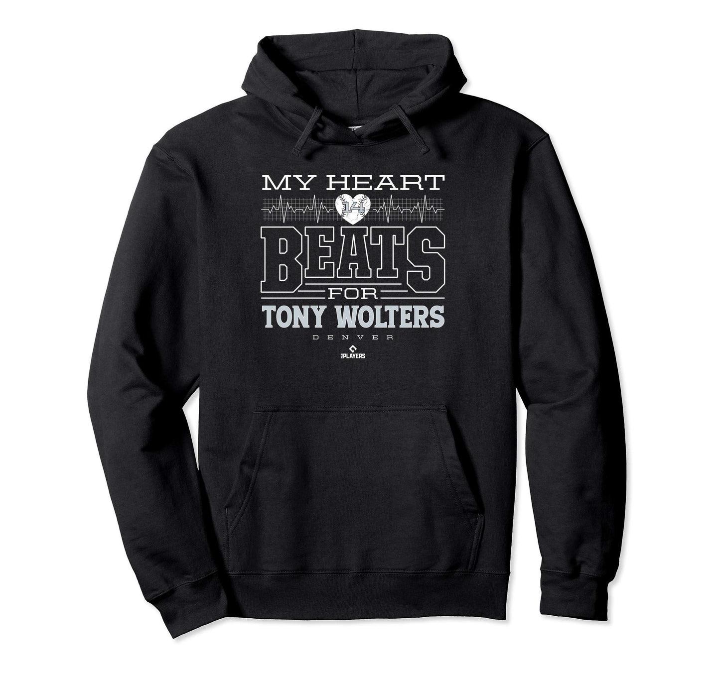 My Heart Beats Tony Wolters Hoodie - Trendy Graphic for Adults - T-Shirt, Sweatshirt, Hoodie