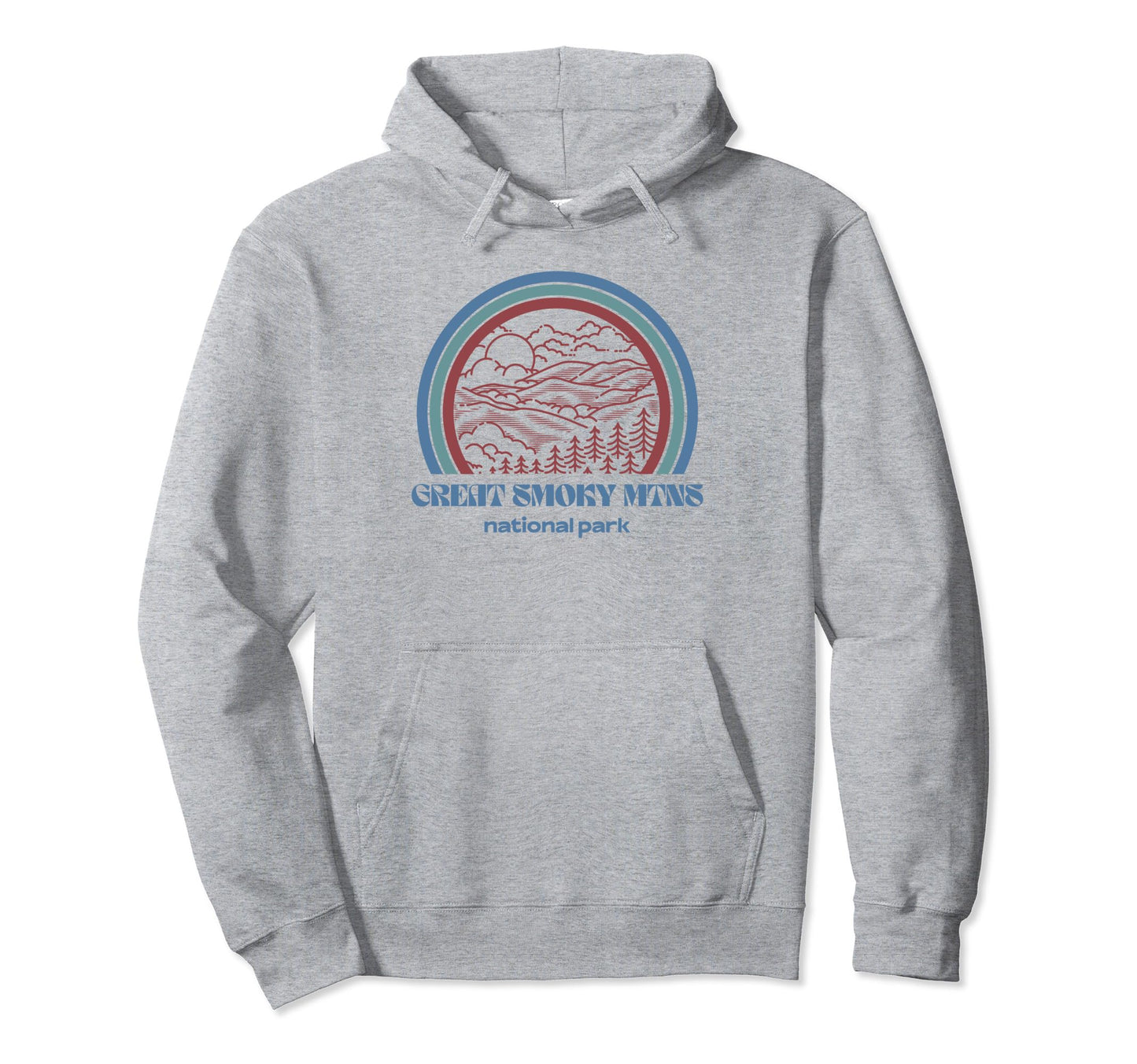 Great Smoky Mountains National Park Hoodie - Custom Art Print for Adults - T-Shirt, Sweatshirt, Hoodie