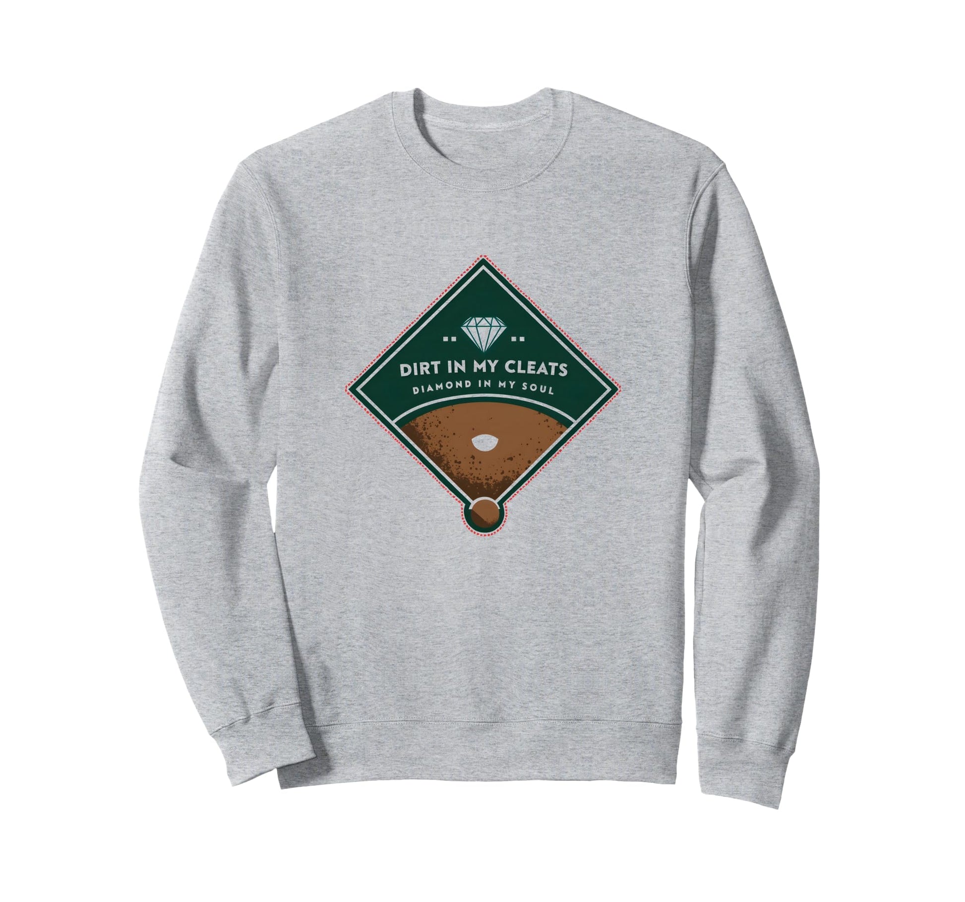Baseball Dirt My Cleats Diamond My Sweatshirt - Minimalist Print Unisex - T-Shirt, Sweatshirt, Hoodie