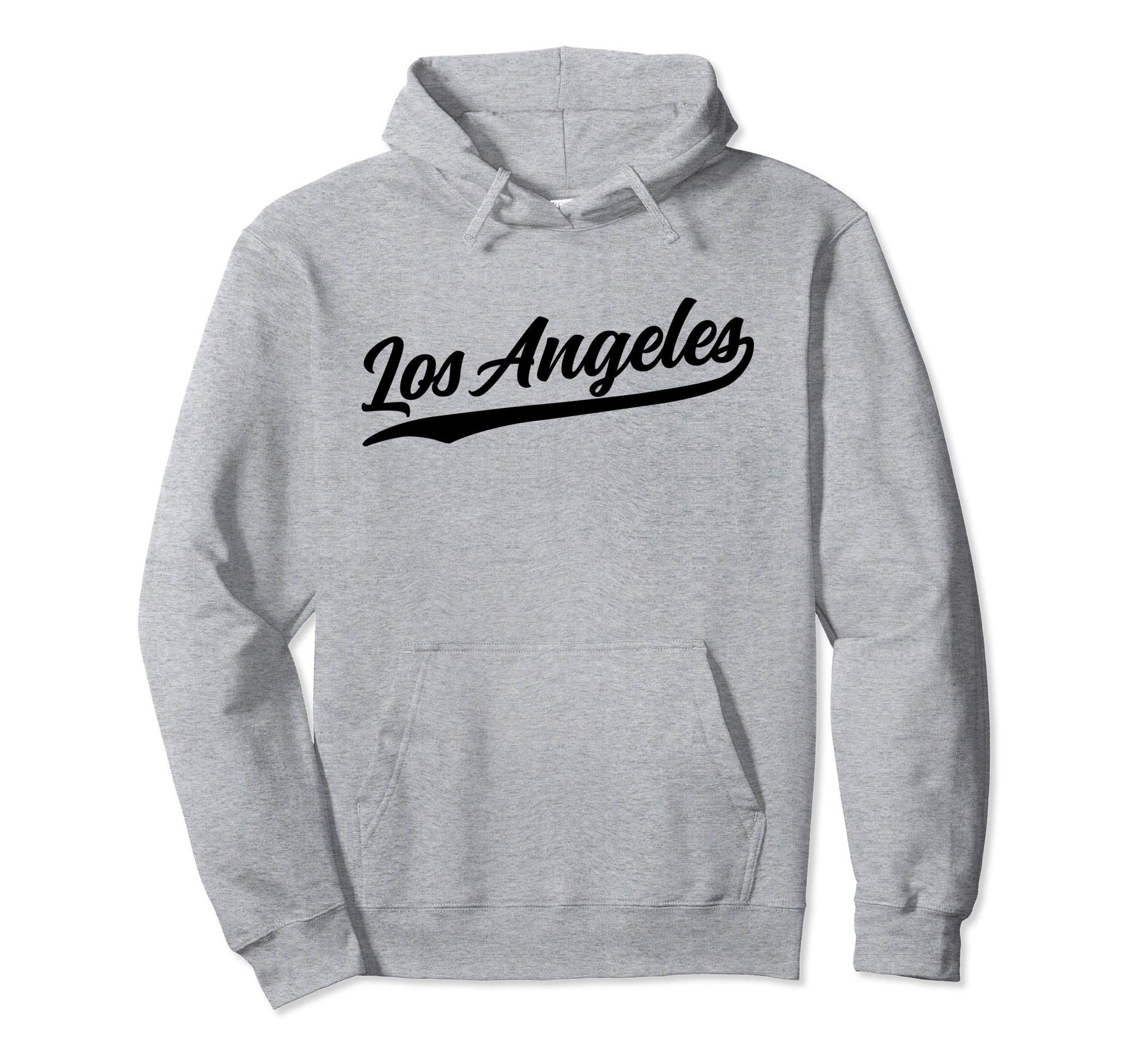 Los Angeles California Script 1970S Hoodie - Custom Art Print for Adults - T-Shirt, Sweatshirt, Hoodie