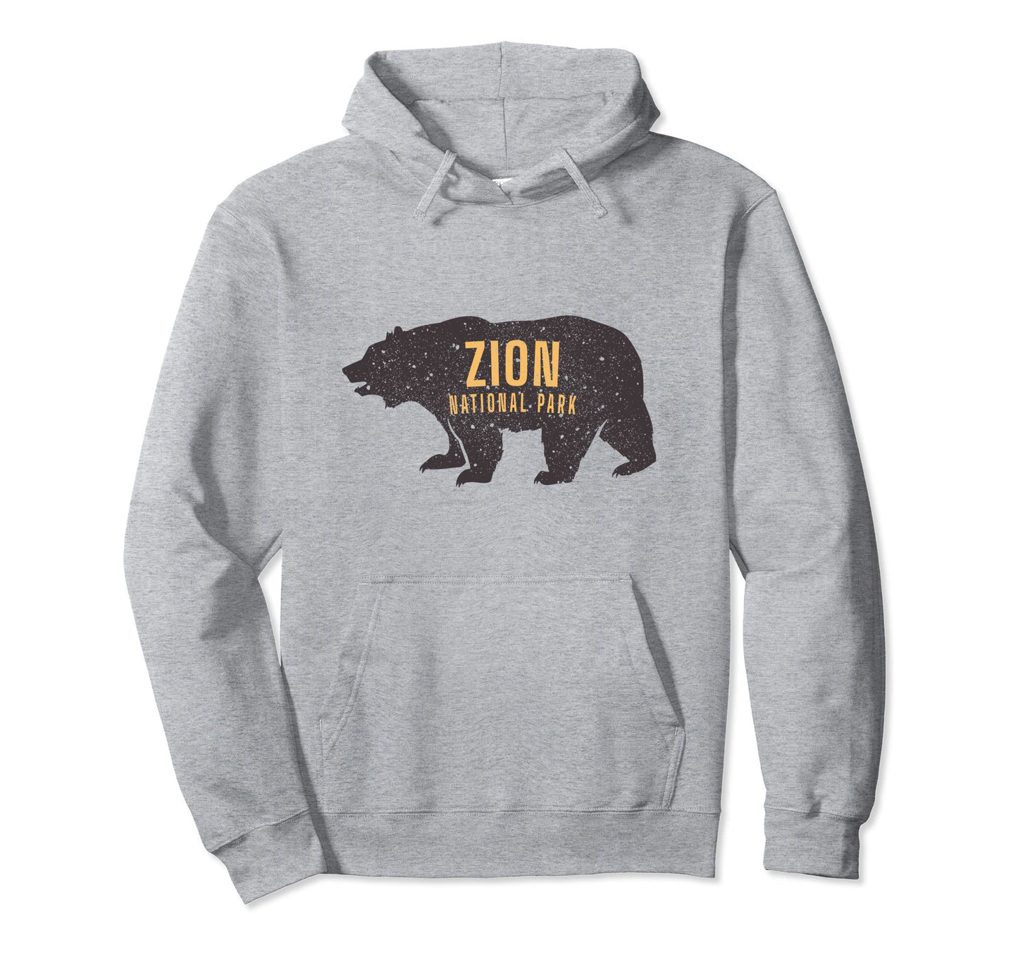Road Trip Mount Zion National Park Bear Hoodie - Minimalist Print Unisex - T-Shirt, Sweatshirt, Hoodie