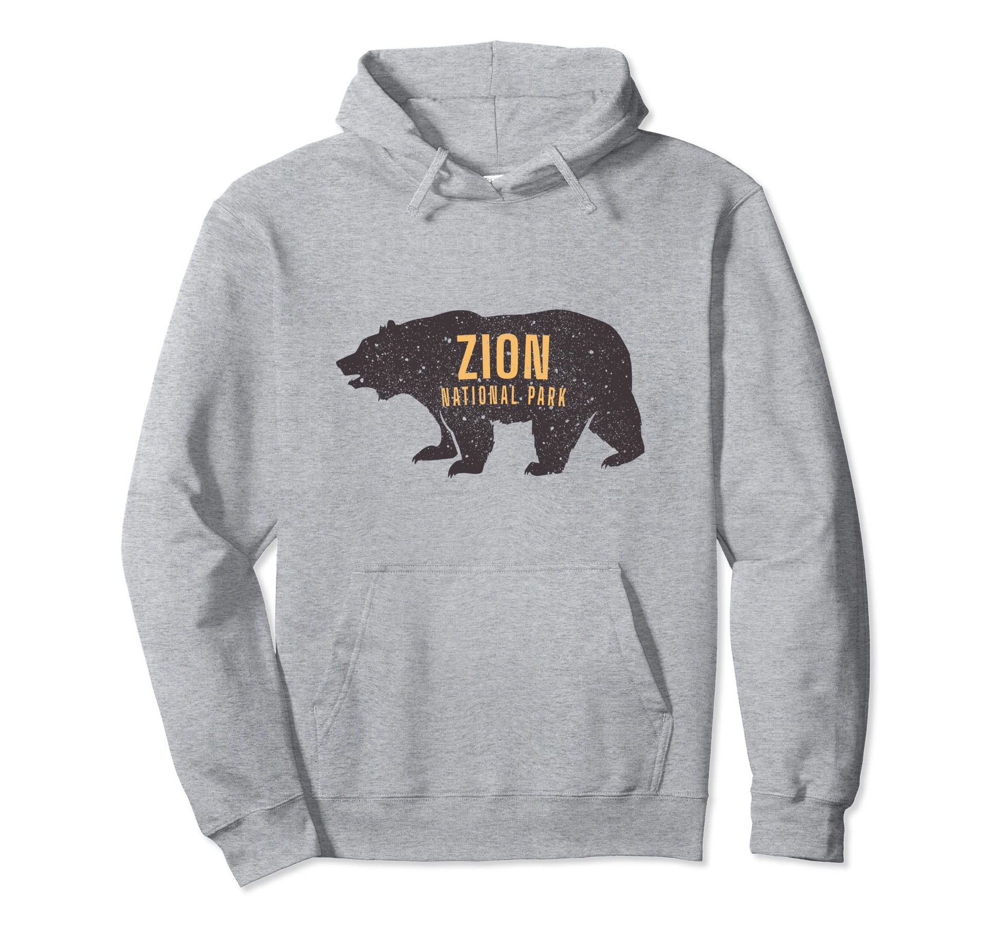 Road Trip Mount Zion National Park Bear Hoodie - Minimalist Print Unisex - T-Shirt, Sweatshirt, Hoodie