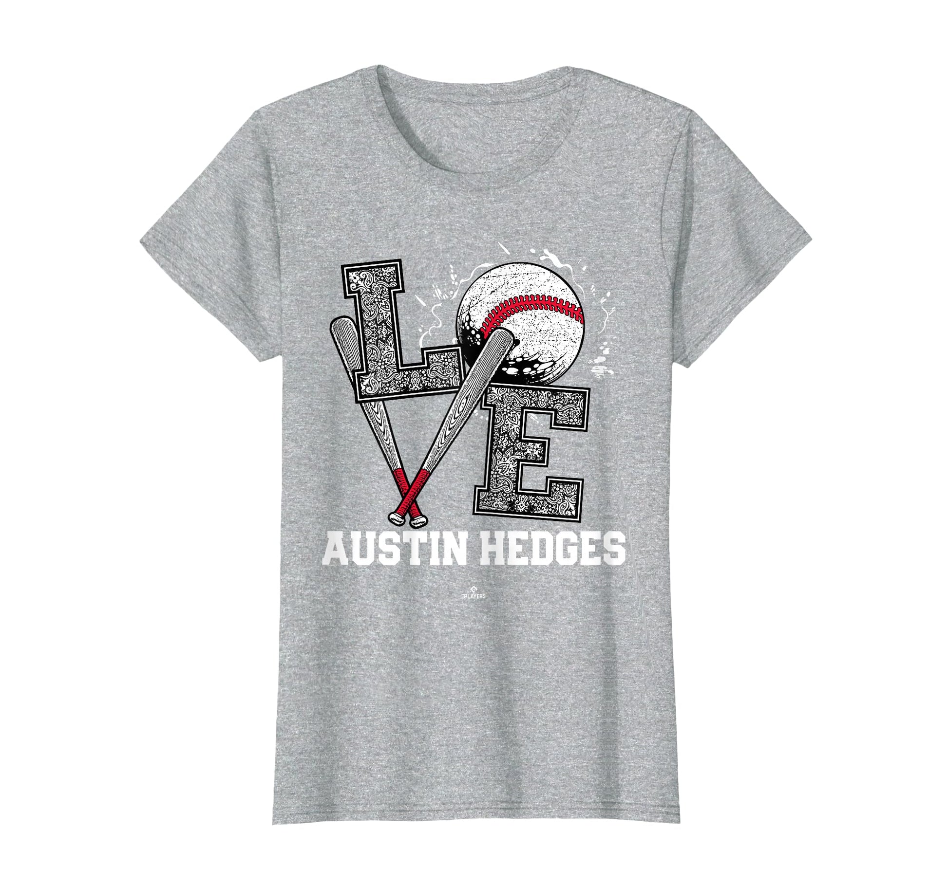 Distressed Baseball Love Austin Hedges T-Shirt - Graphic Print Unisex - T-Shirt, Sweatshirt, Hoodie